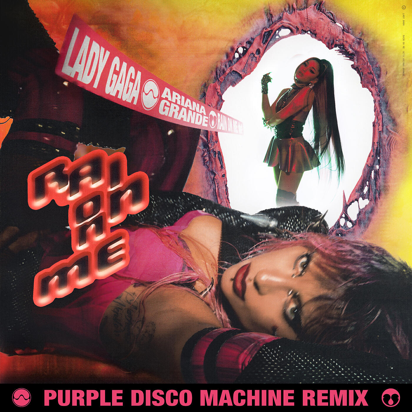 Альбом Rain On Me исполнителя Lady Gaga, Ariana Grande, Purple Disco Machine