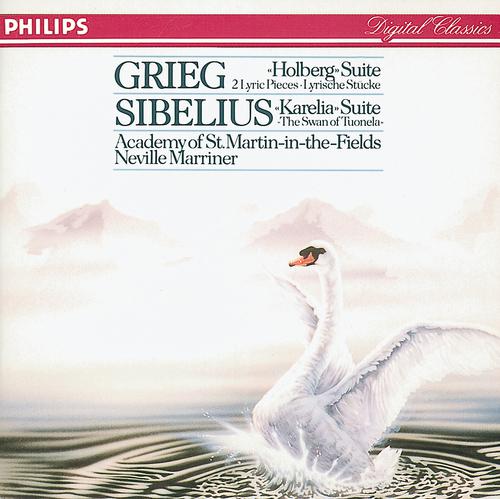Постер альбома Sibelius: Karelia Suite; Swan of Tuonela/Grieg: Holberg Suite