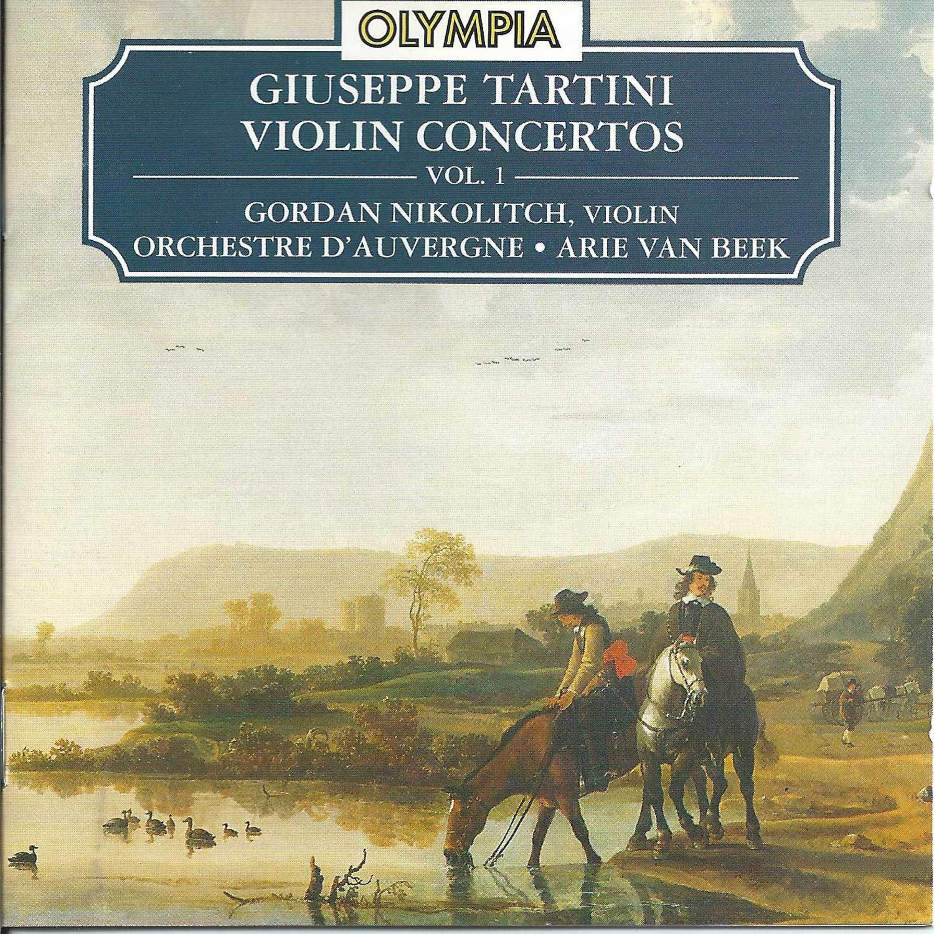 Постер альбома Giuseppe Tartini: Violin Concertos, Vol.1