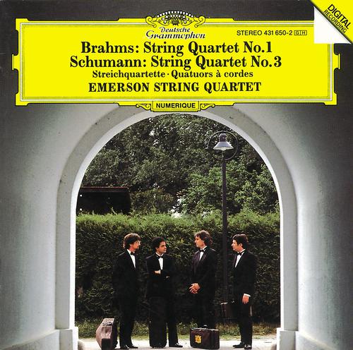 Постер альбома Brahms: String Quartet No.1 / Schumann: String Quartet No.2