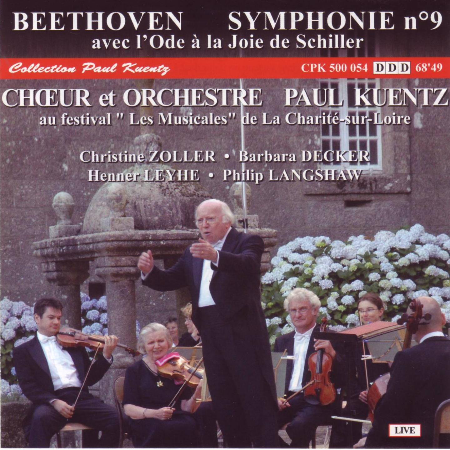 Постер альбома Ludwig Van Beethoven : Symphonie n9 en ré mineur, Op.125, avec l'Ode à la joie de Schiller