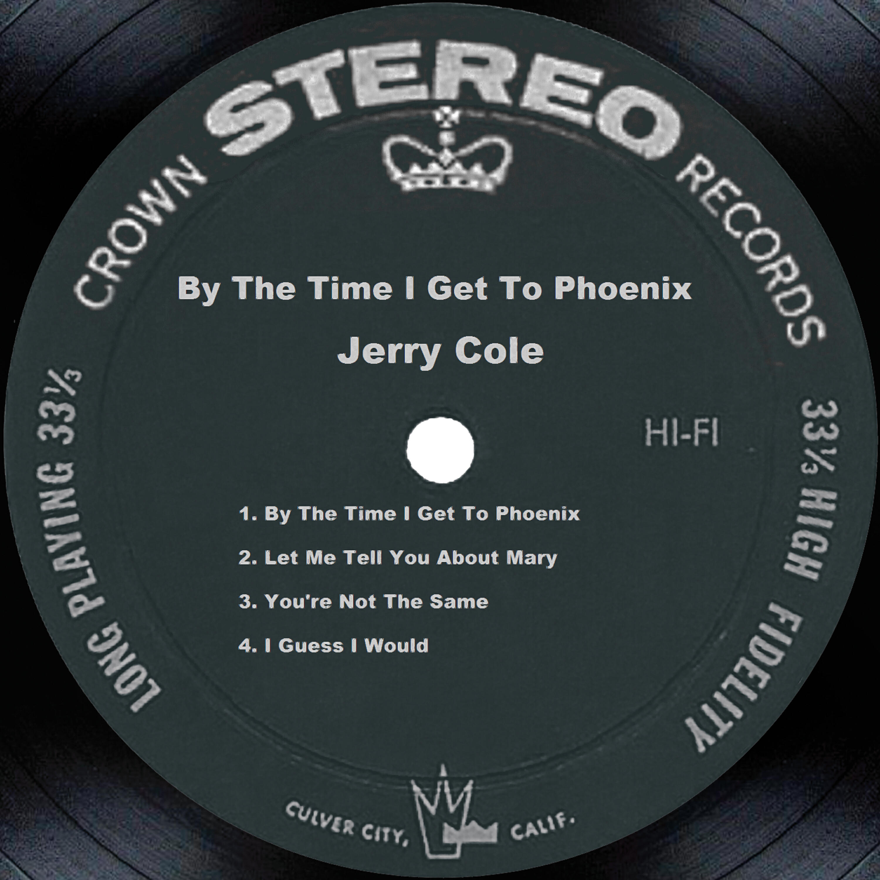 Jerry Cole - As I Grow Into A Man