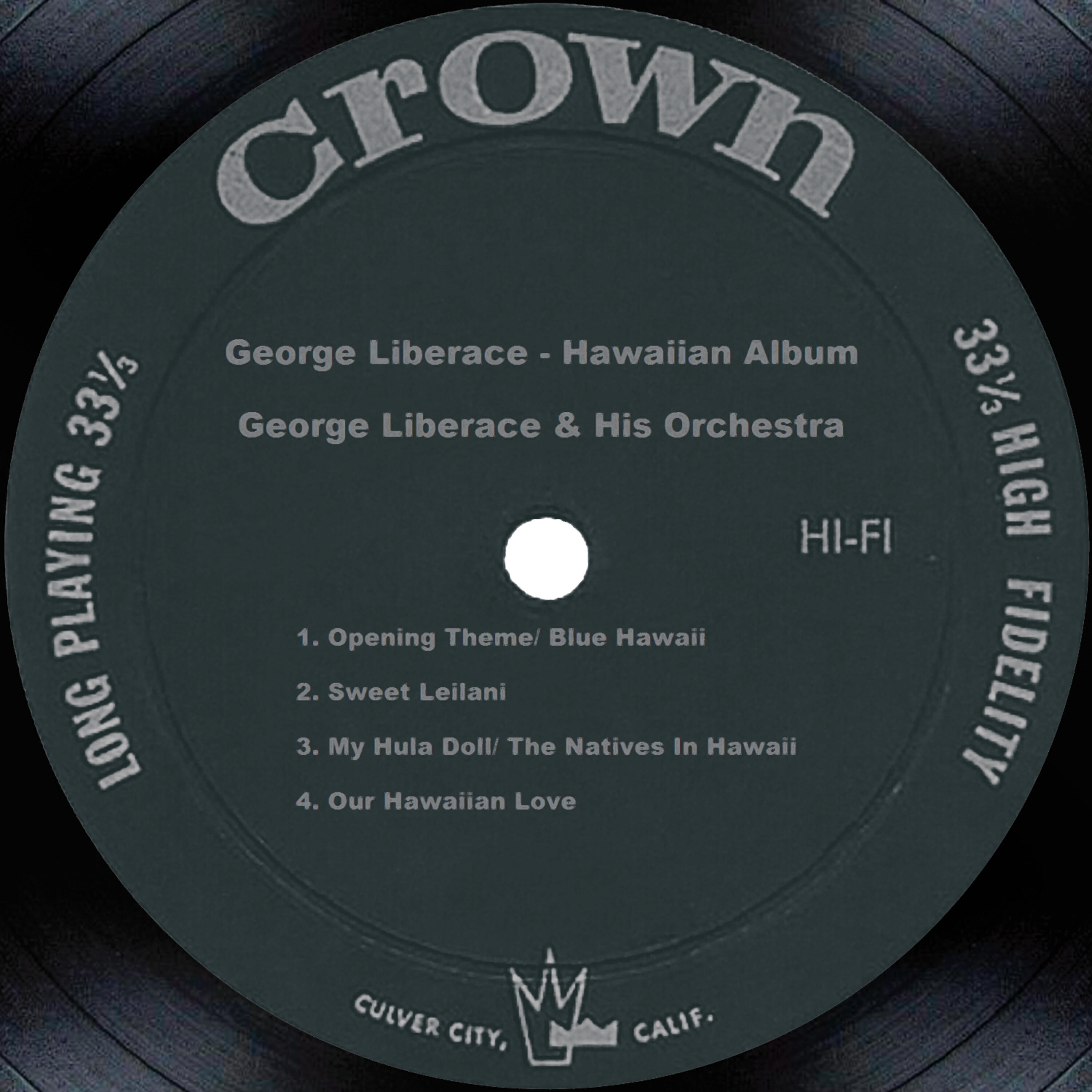 George Liberace - Opening Theme/ Blue Hawaii