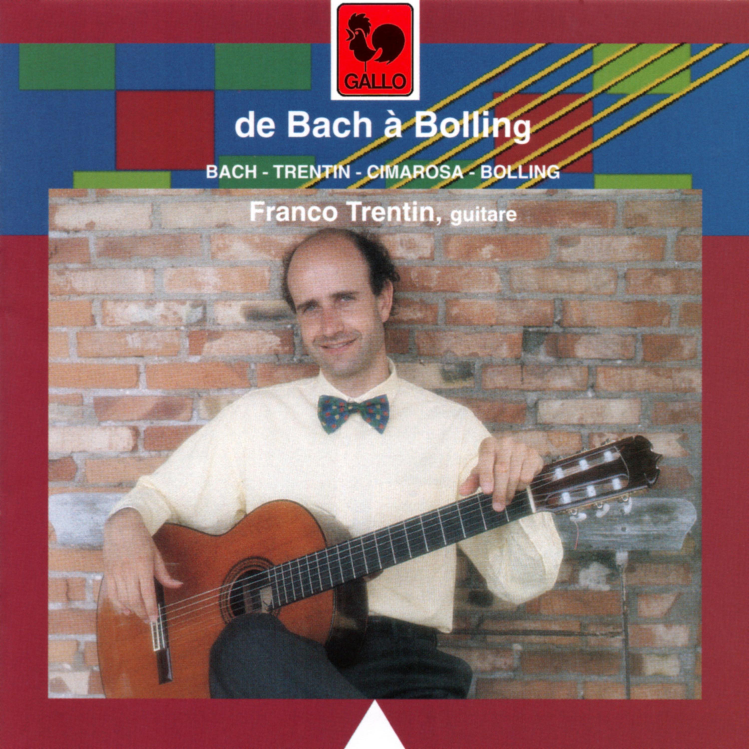 Постер альбома Classical Guitar: Bach - Trentin - Cimarosa - Bolling