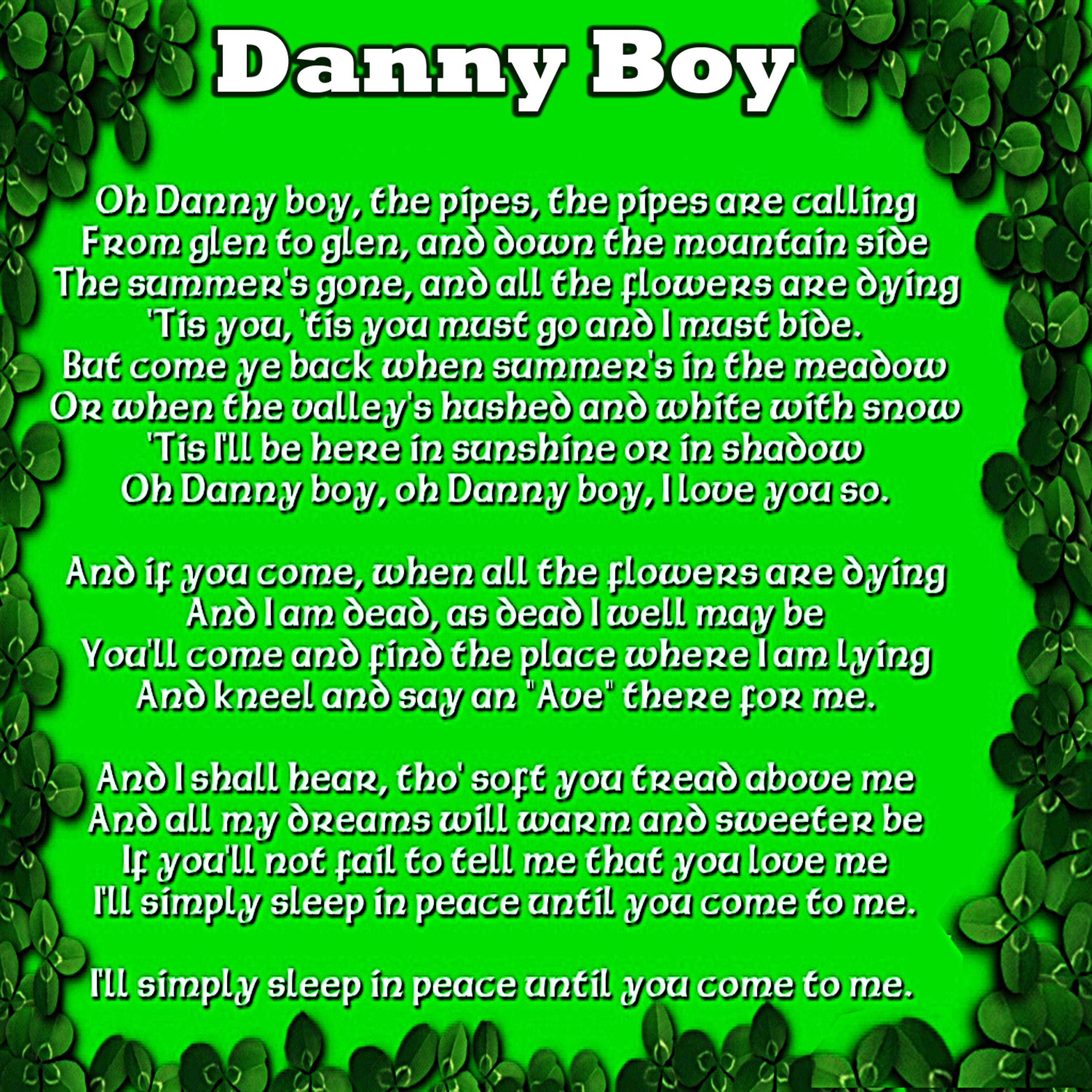 Постер альбома Danny Boy