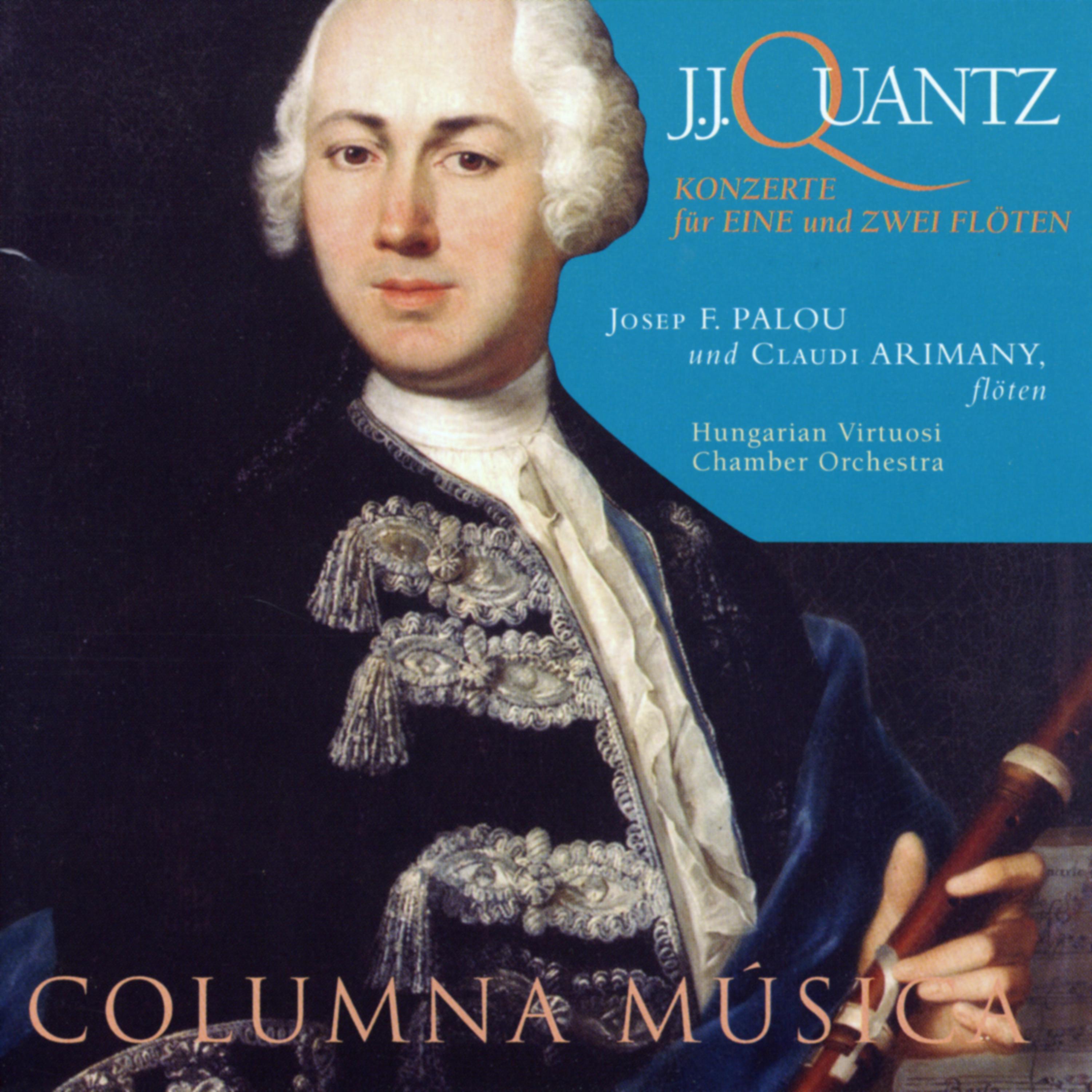 Постер альбома J.J. Quantz: Konzerte für Eine und Zwei Flöten