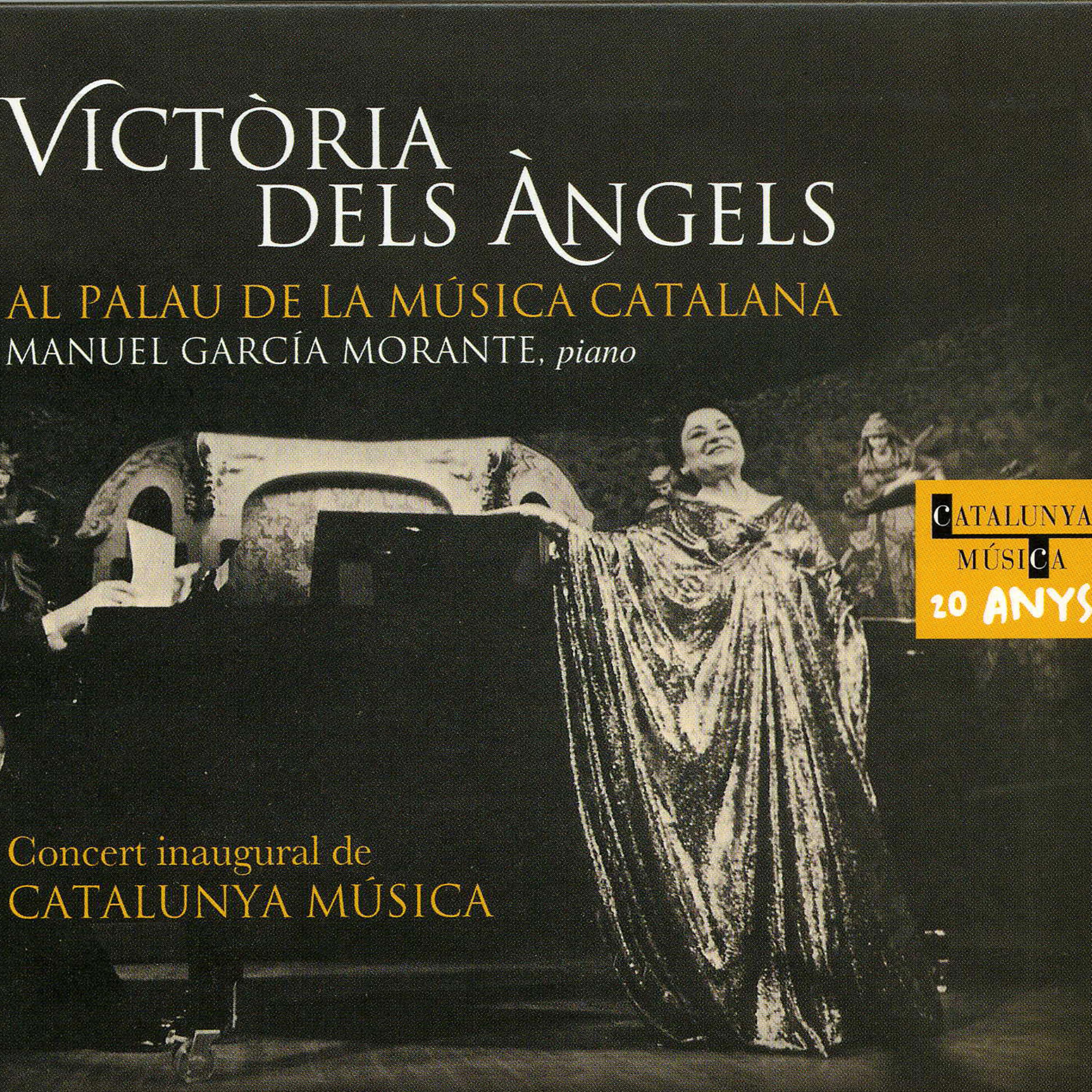 Постер альбома Victoria de los Ángeles al Palau de la Música Catalana. Concert inaugural de Catalunya Música