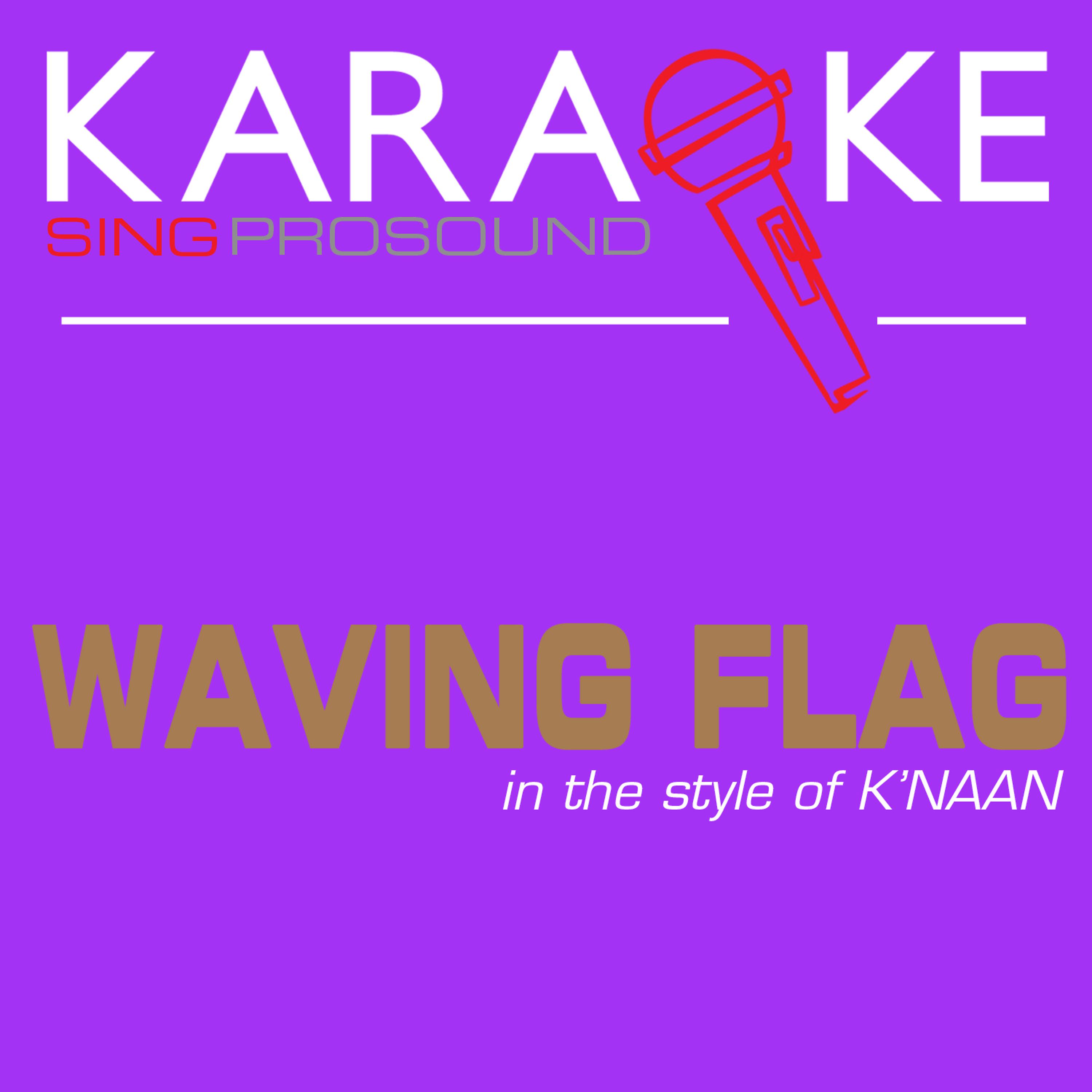 Постер альбома Waving Flag (In the Style of K'naan) [Karaoke with Background Vocal]