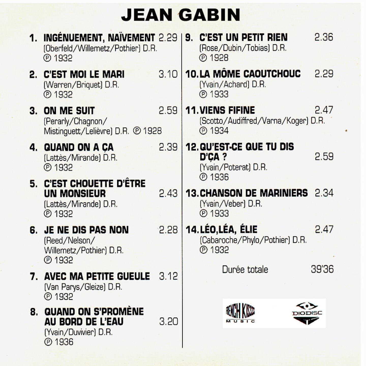 Jean Gabin - La môme caoutchouc