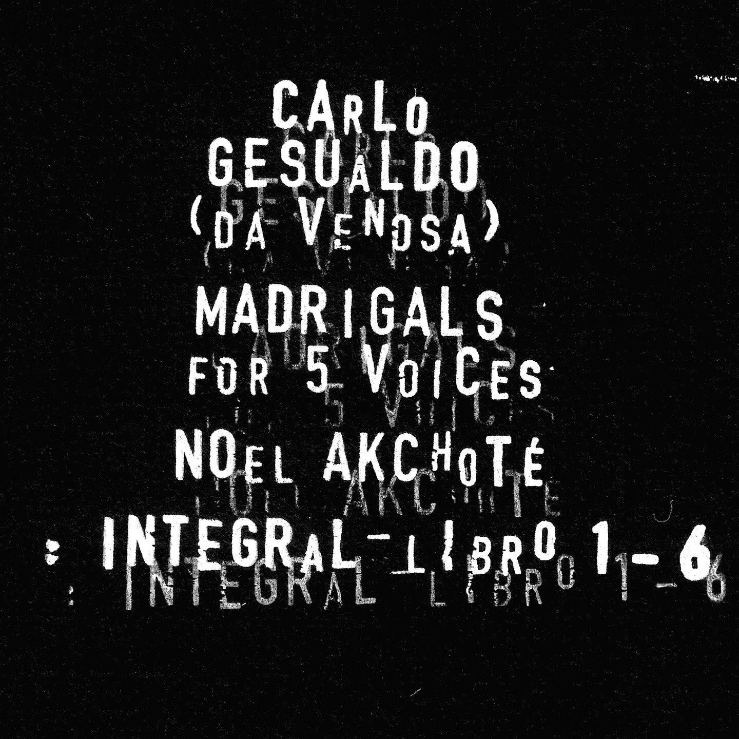 Carlo Gesualdo - 19-V : O tenebroso giorno.