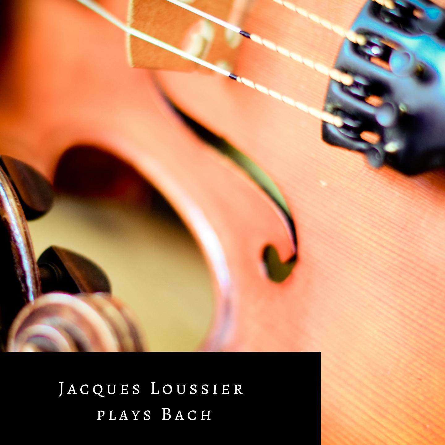 Постер альбома Jacques Loussier plays Bach