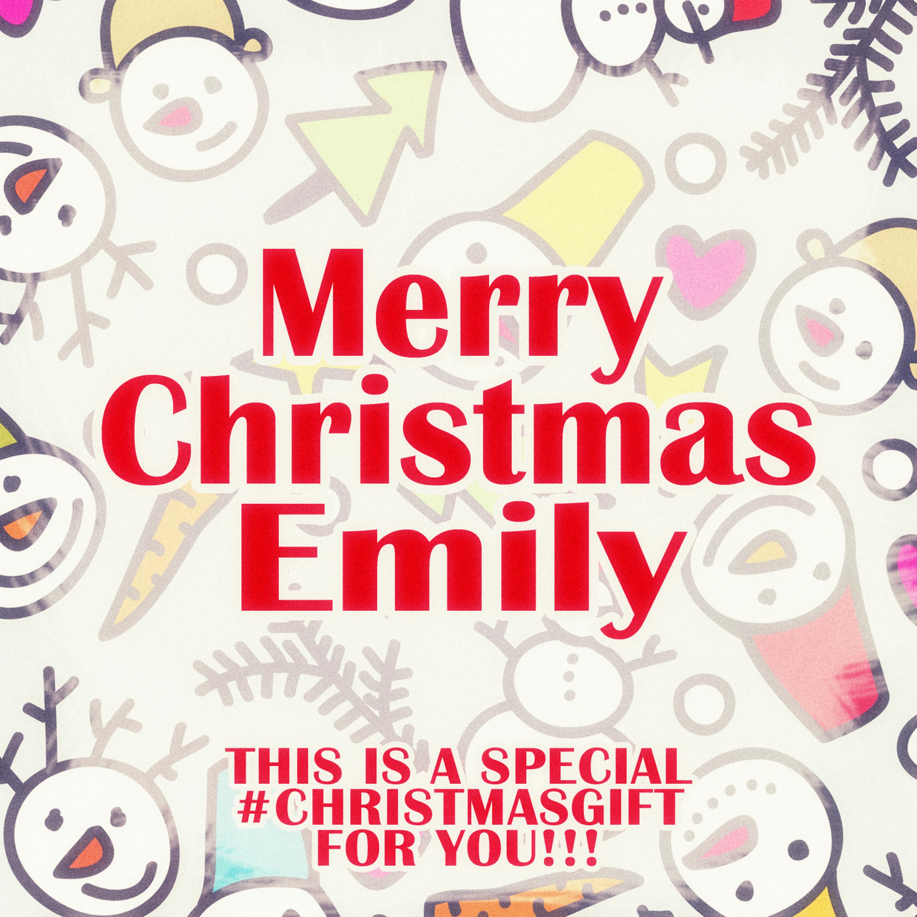 Постер альбома Merry Christmas Emily - A Special #christmasgift for You