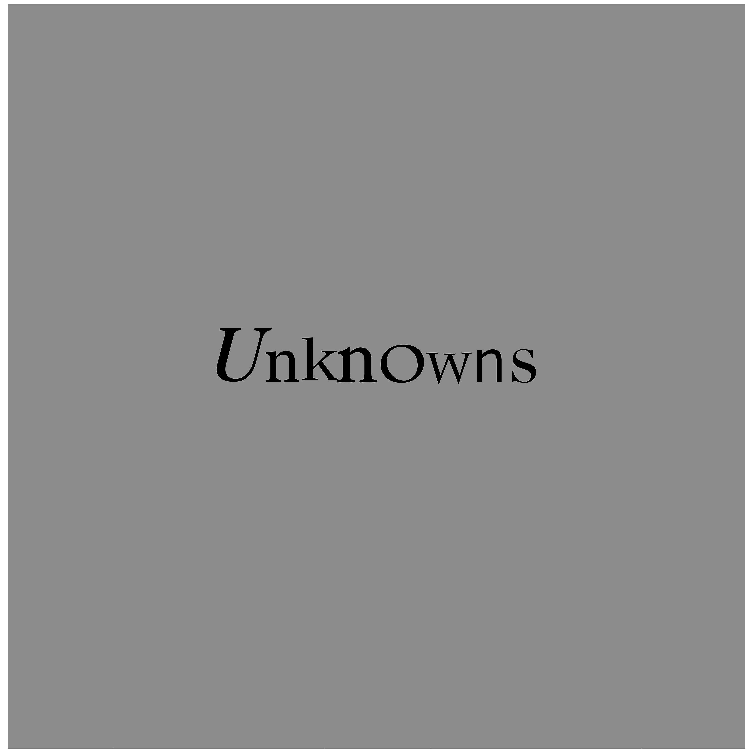 Постер альбома Unknowns