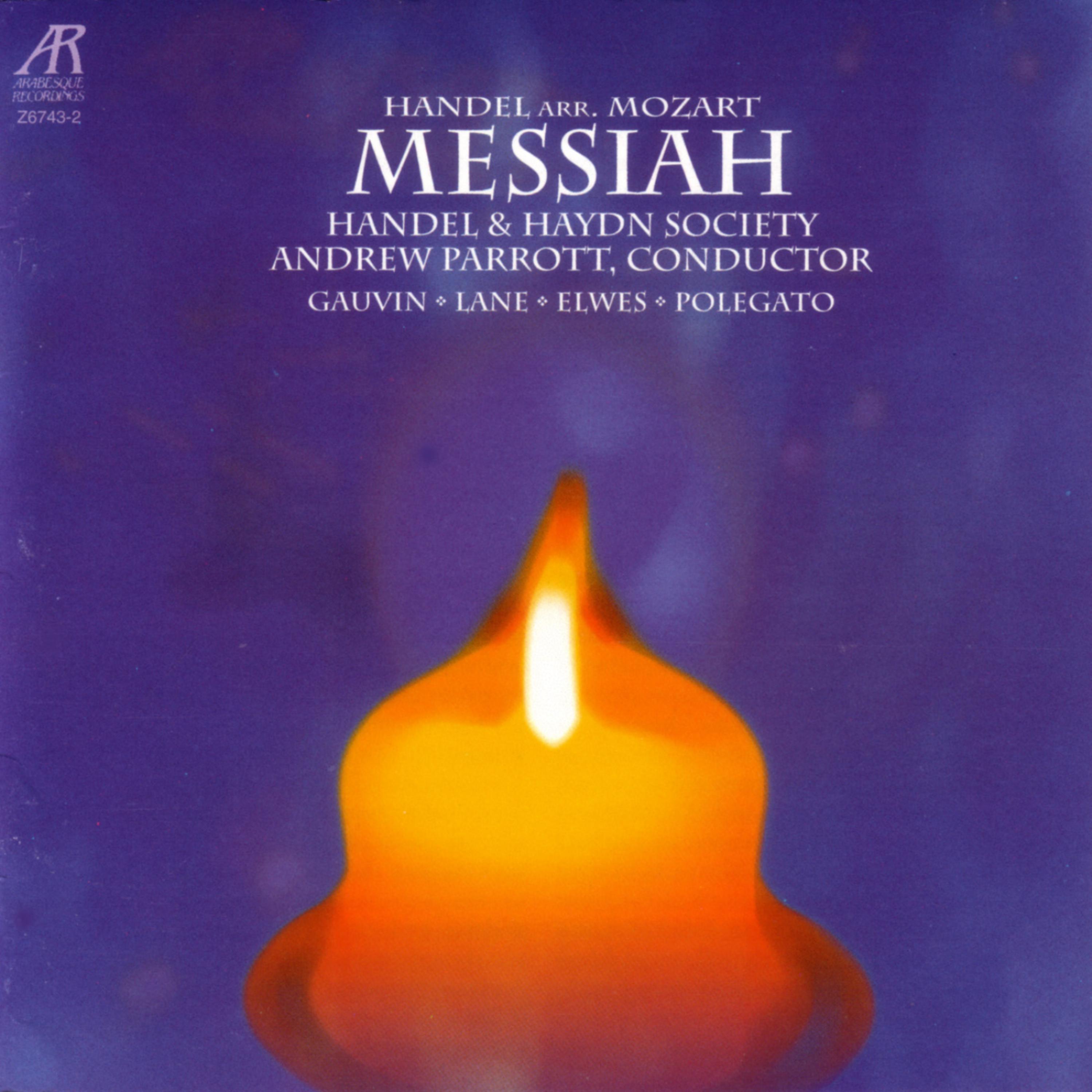 Постер альбома Handel Arr. Mozart: Messiah