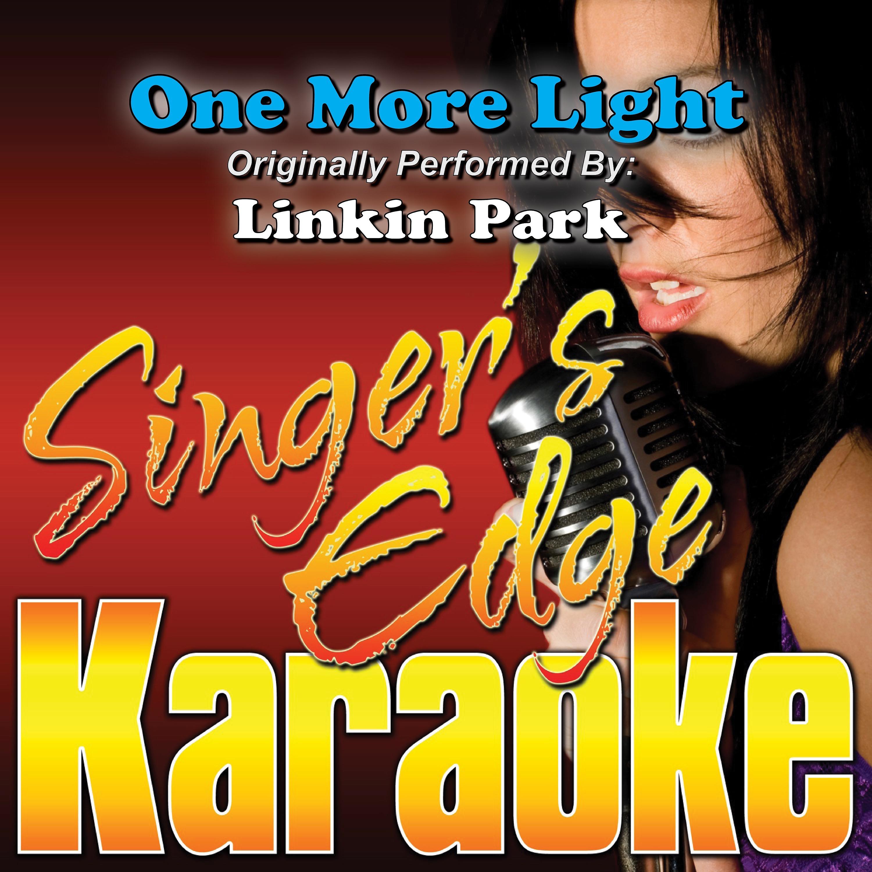 Постер альбома One More Light (Originally Performed by Linkin Park) [Karaoke Version]