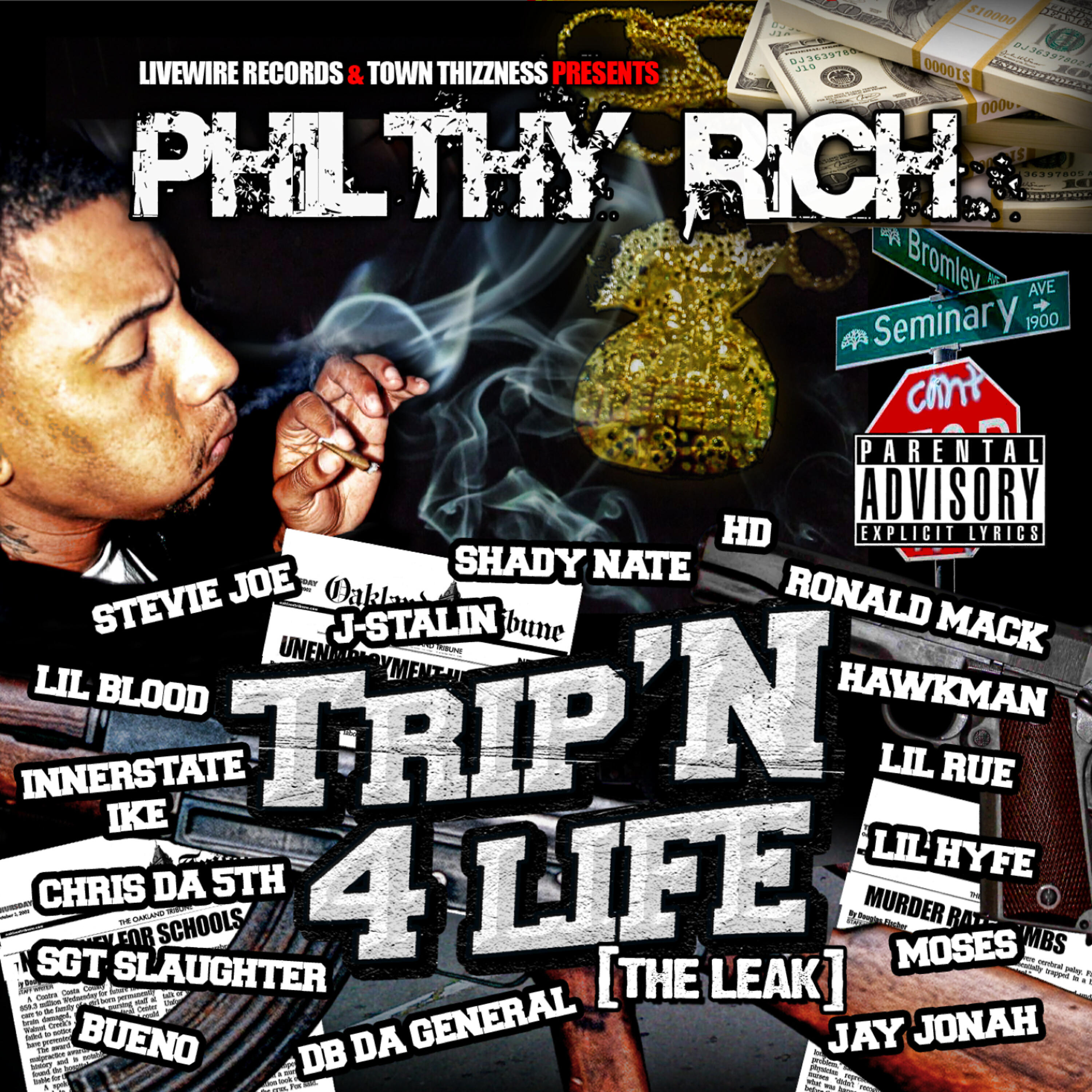 Philthy Rich - Name and Ya Number, Part 2 (feat. Lil Rue, HD, Moses, Chris Da 5th & Lil Blood)