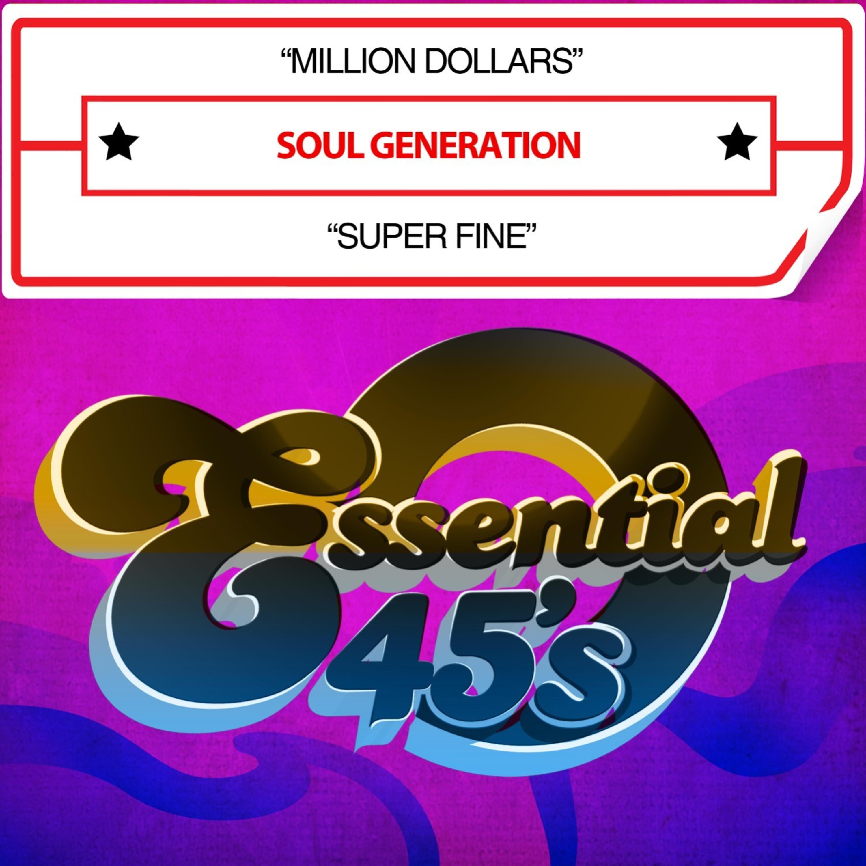 Постер альбома Million Dollars / Super Fine (Digital 45)
