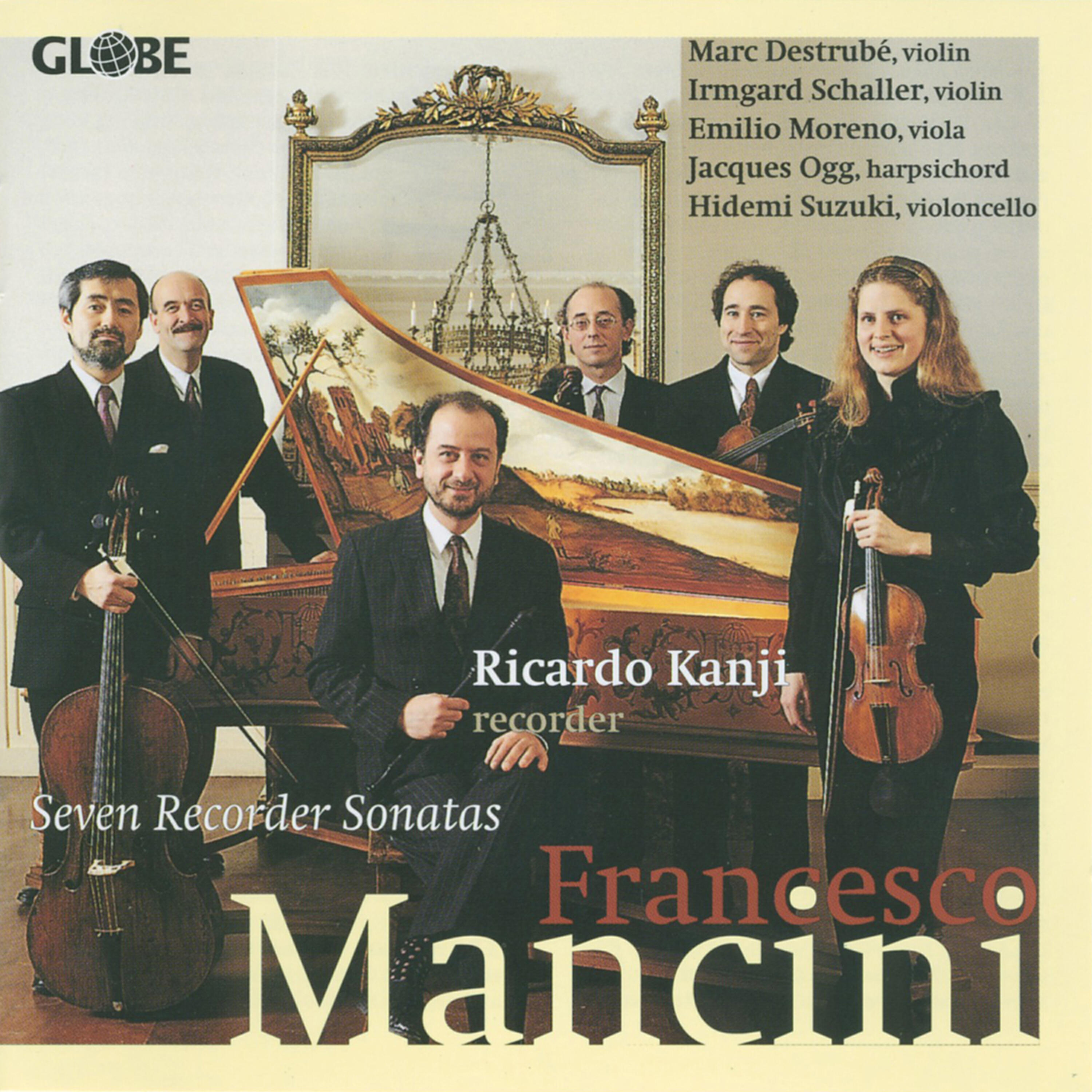 Ricardo Kanji - Sonata No. 6 in D Minor for Recorder, Two Violins and Basso Continuo: I. Amoroso