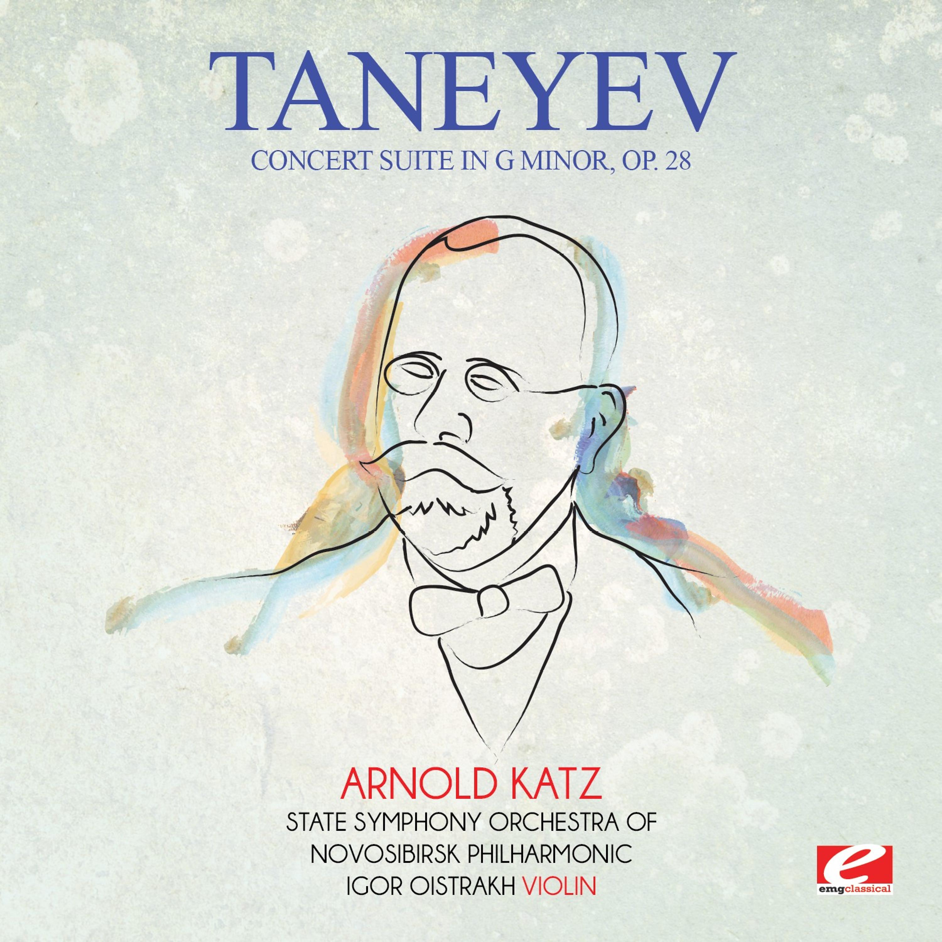 Постер альбома Taneyev: Concert Suite in G Minor, Op. 28 (Digitally Remastered)