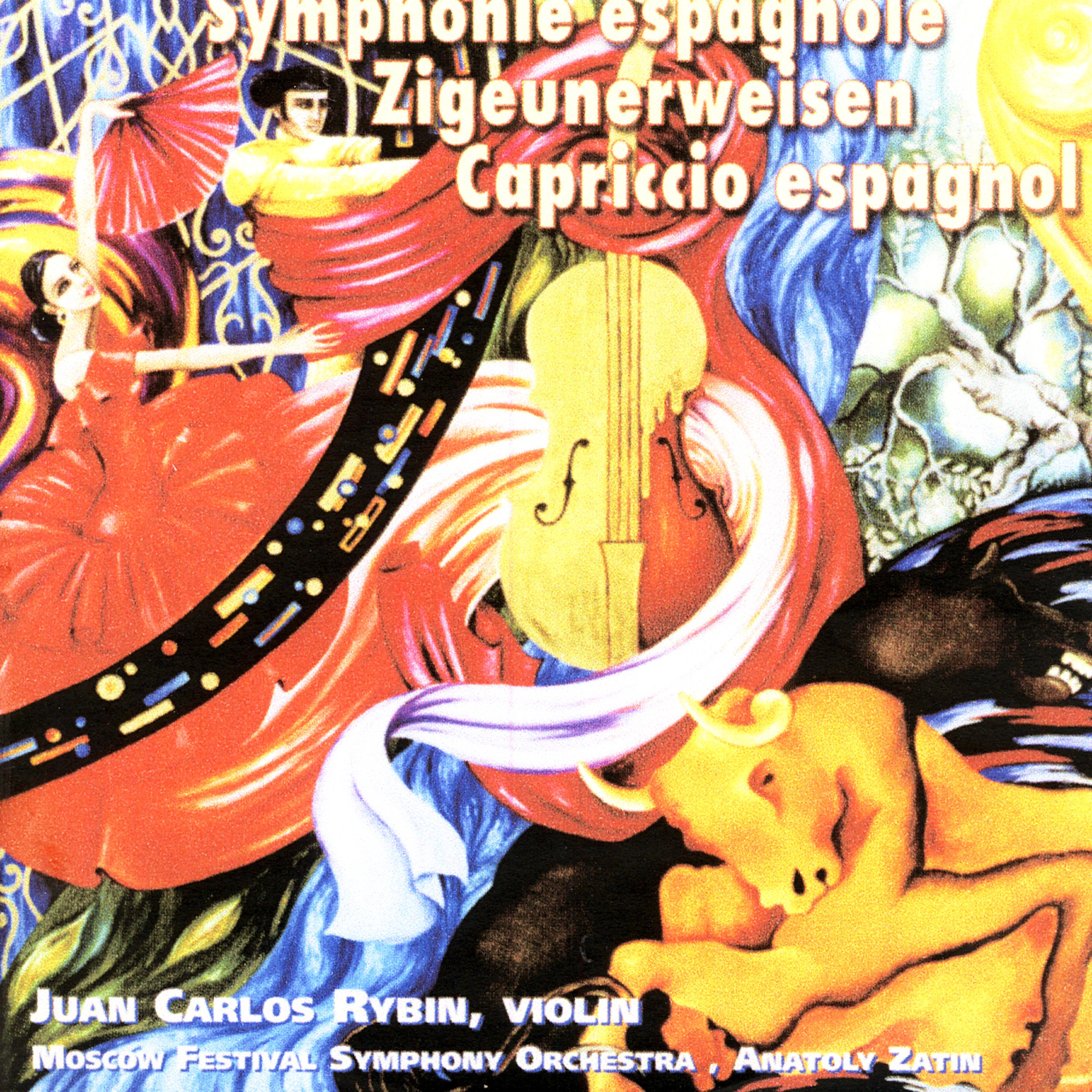 Постер альбома Lalo/Sarasate/Korssakoff: Symphonie Espagnole - Zigeunerweisen - Capriccio Espagnol