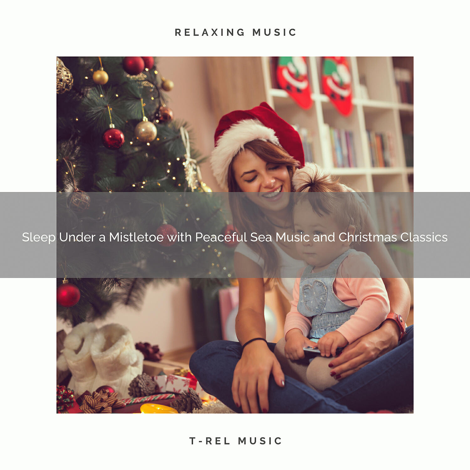 Ocean Waves For Sleep - Sleep Under a Christmas Tree with Peaceful Sea Sounds and Christmas Classics