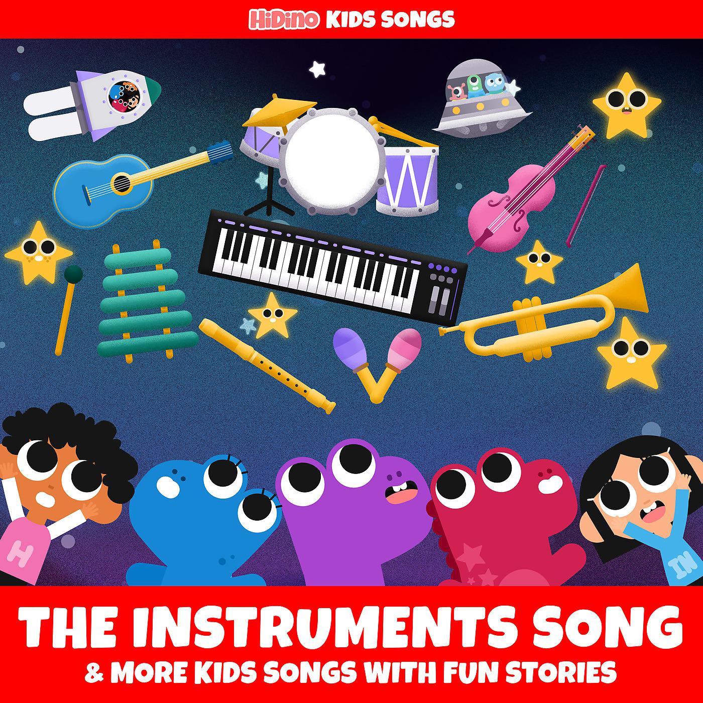 Постер альбома The Instruments Song & More Kids Songs with Fun Stories