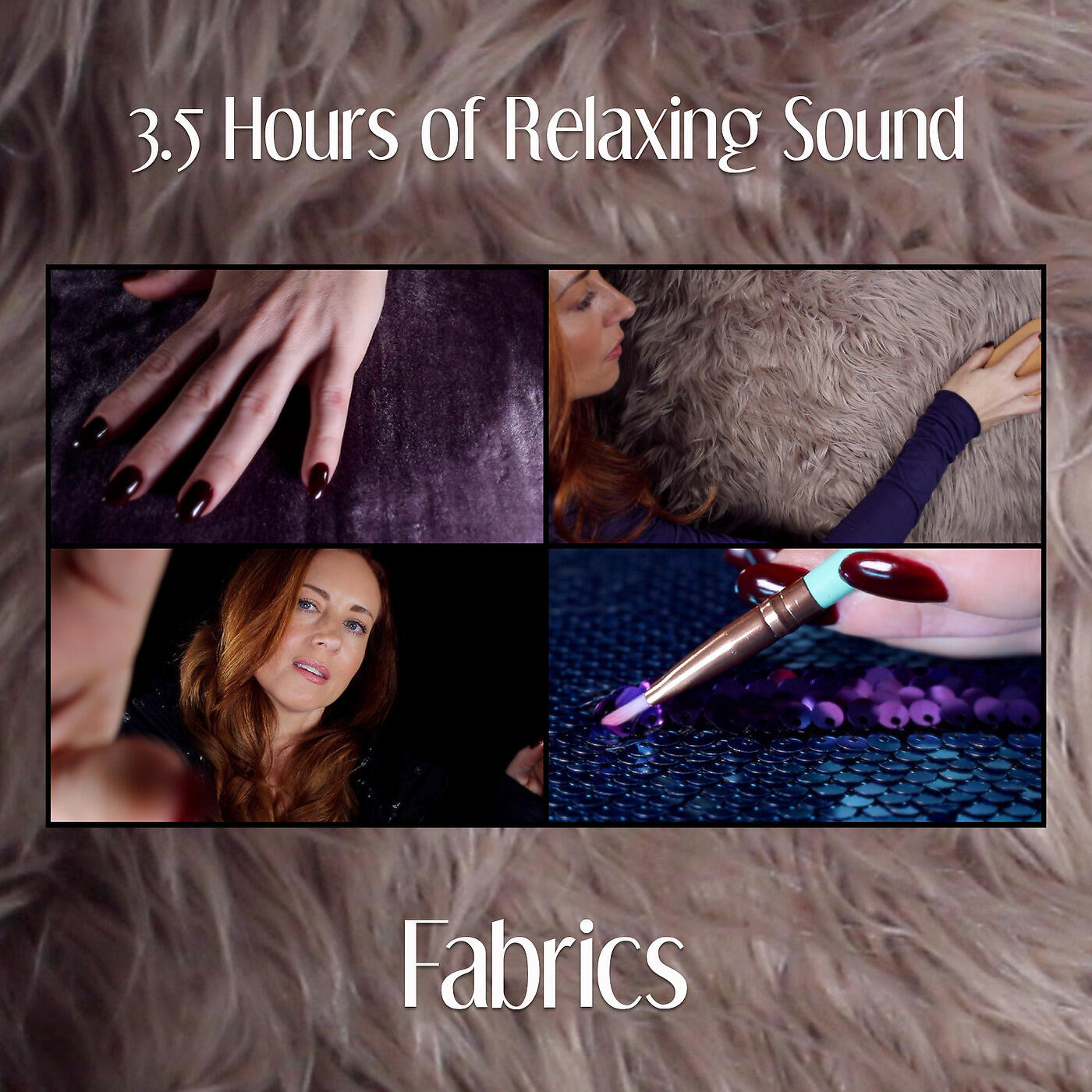 WhispersRed ASMR - Sequinned Fabric, Holo Vinyl, Asmr Cushion