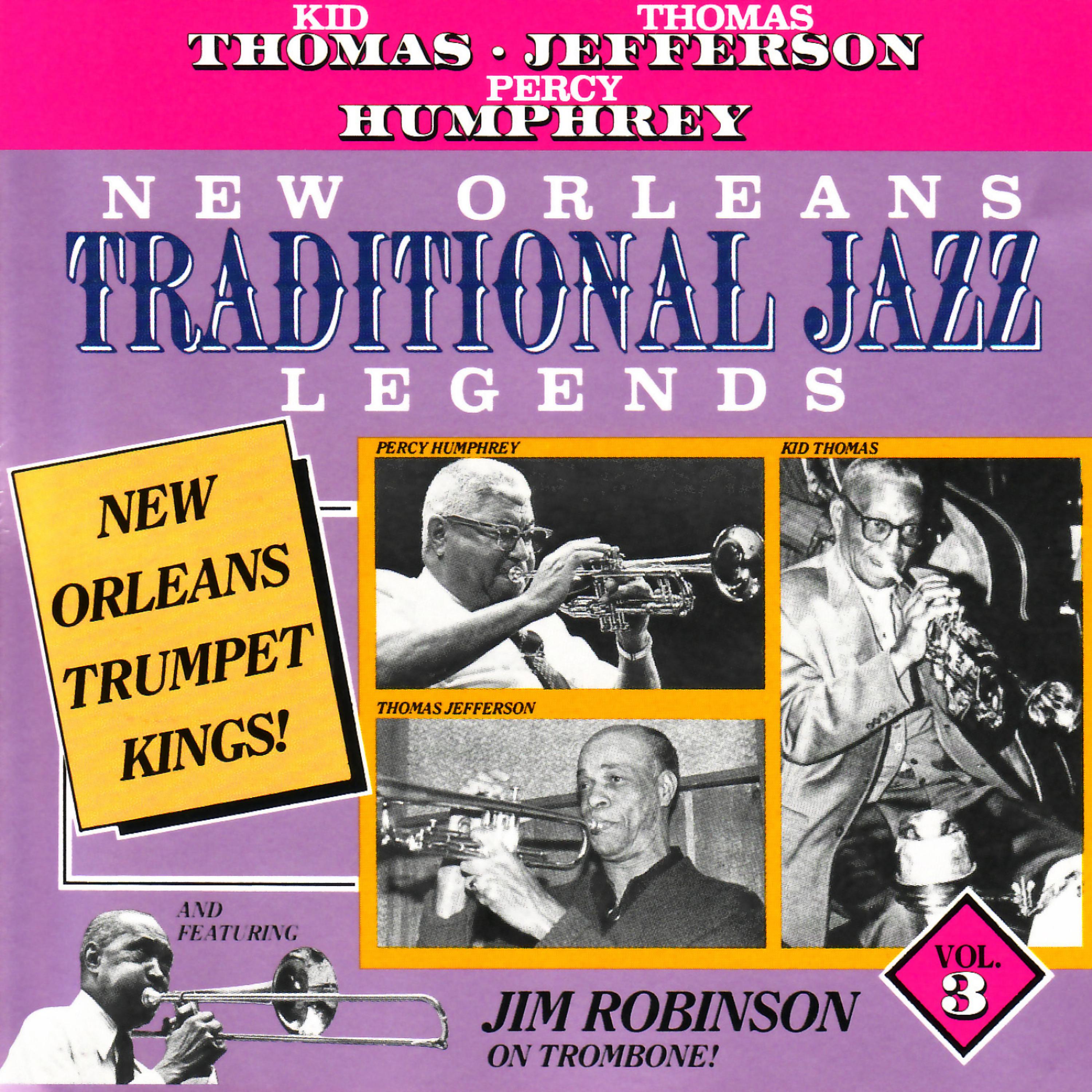 Постер альбома New Orleans Traditional Jazz Legends, Vol. 3