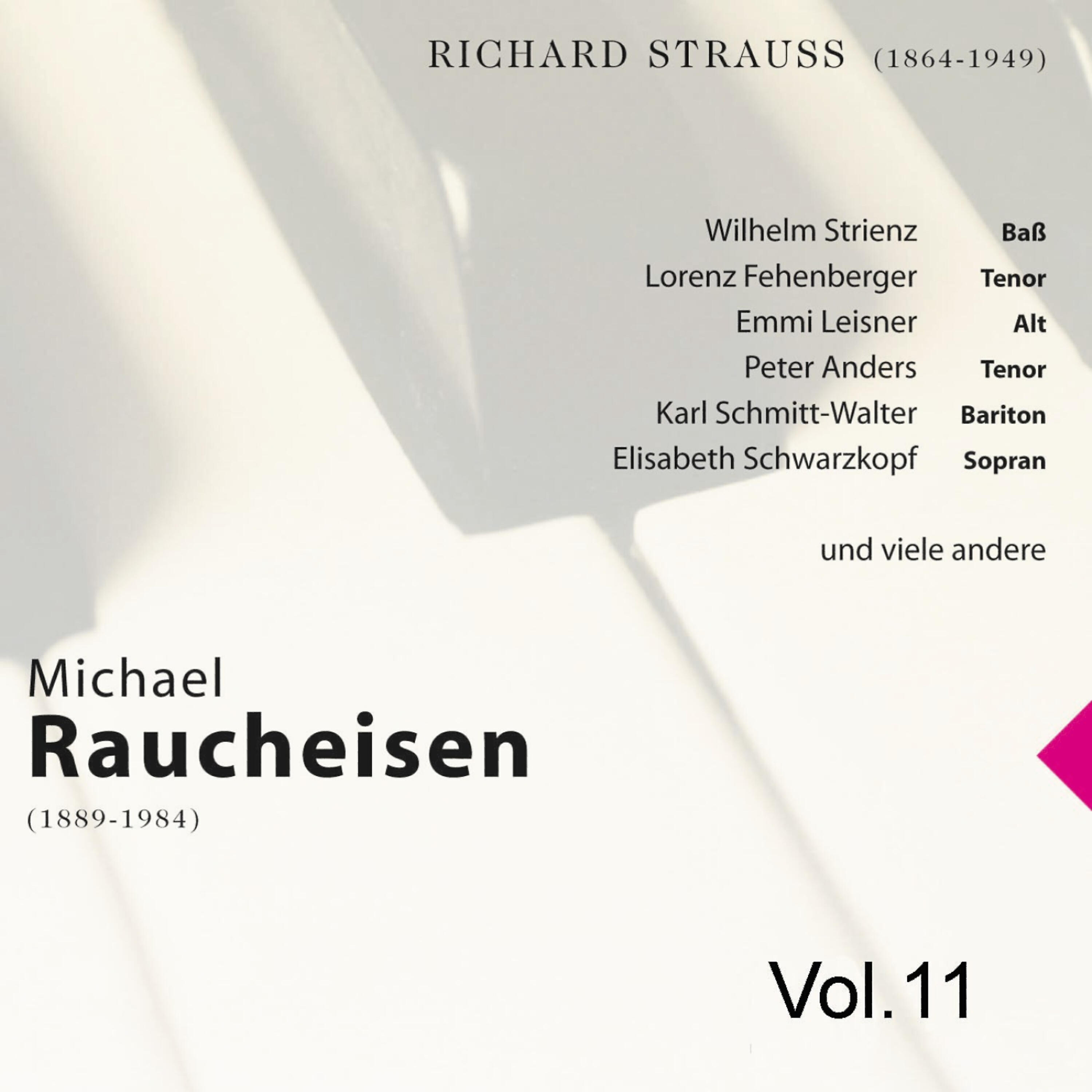 Michael Raucheisen - Das Deutsche Lied: Zuneigung,  op. 10 Nr. 1