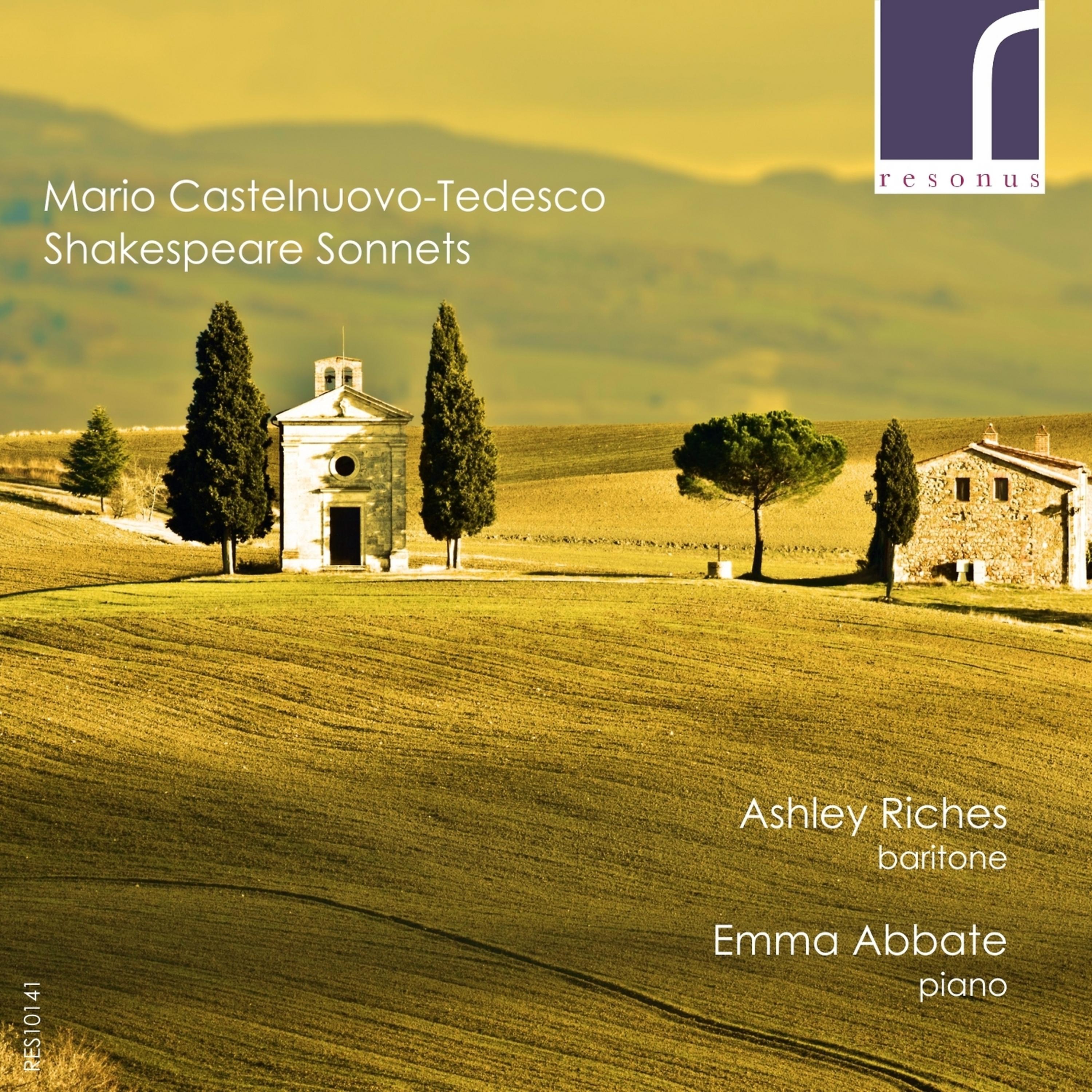 Постер альбома Mario Castelnuovo-Tedesco: Shakespeare Sonnets