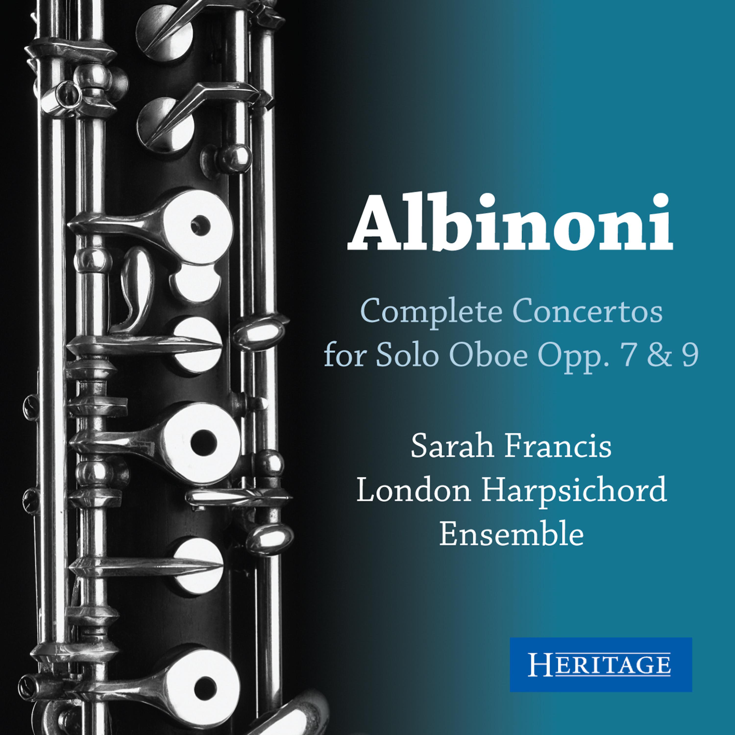 Постер альбома Albinoni: Complete Solo Oboe Concertos