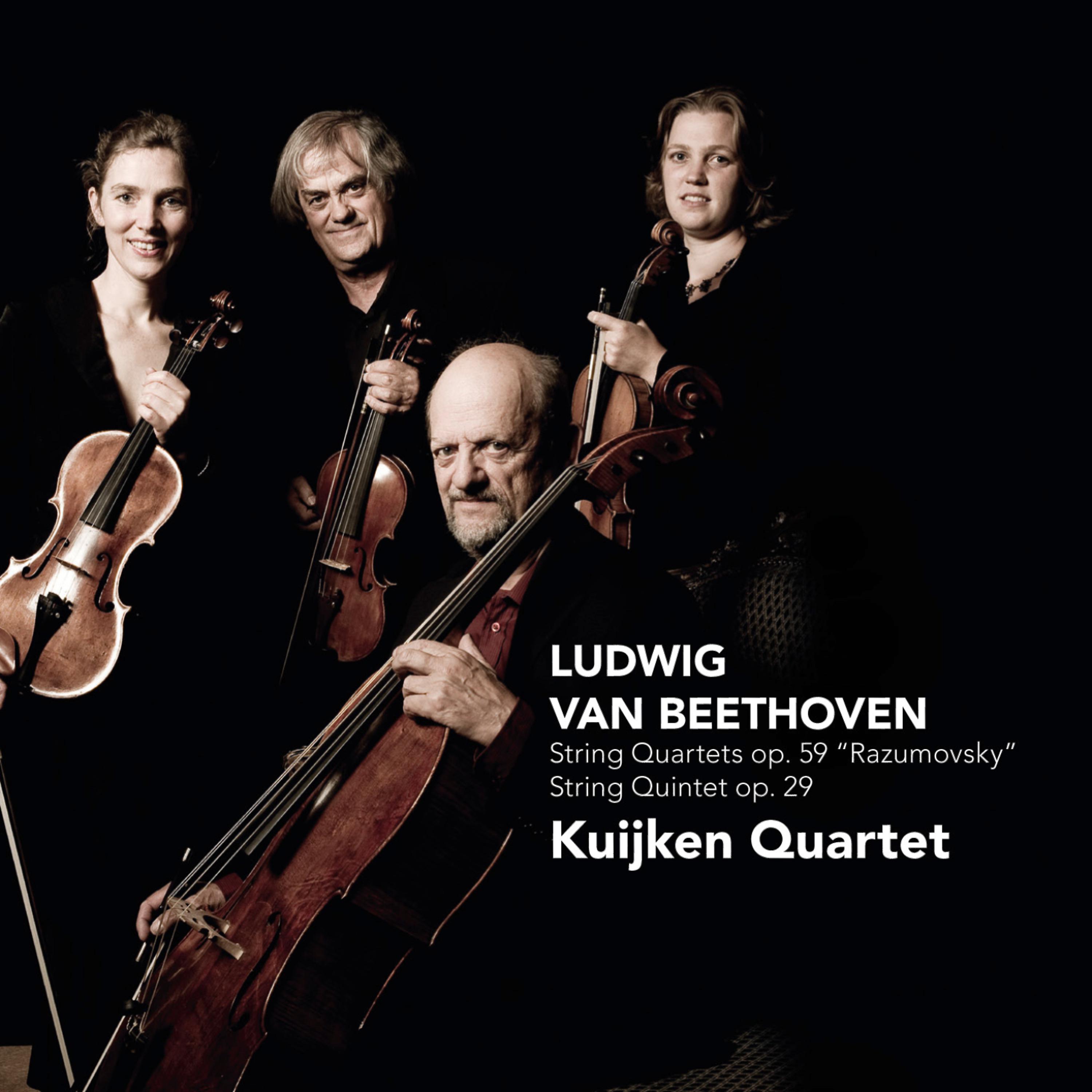 Постер альбома Beethoven: String Quartets op. 59 Razumovsky, String Quintet op. 29