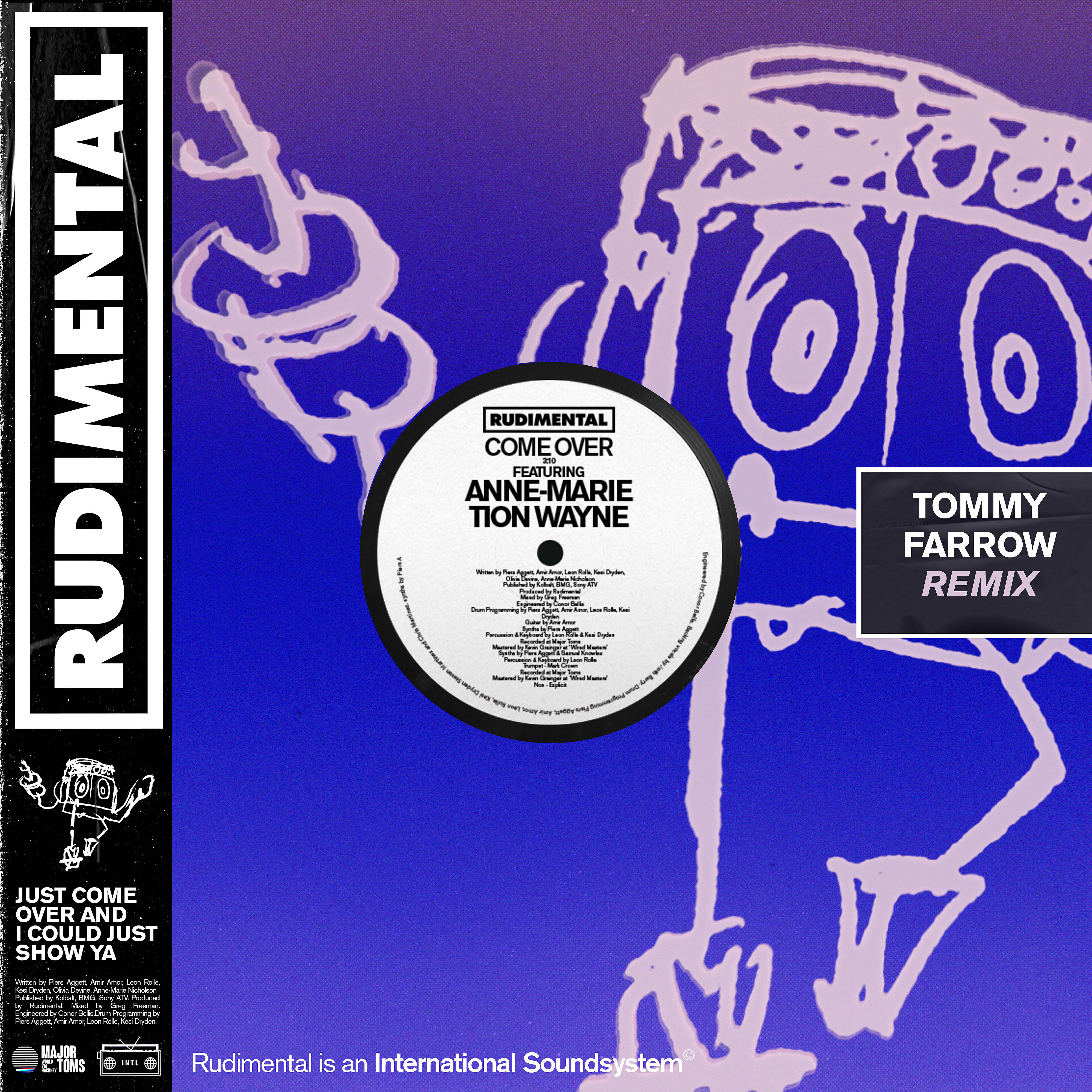 Rudimental - Come Over (feat. Anne-Marie & Tion Wayne) [Tommy Farrow Remix]
