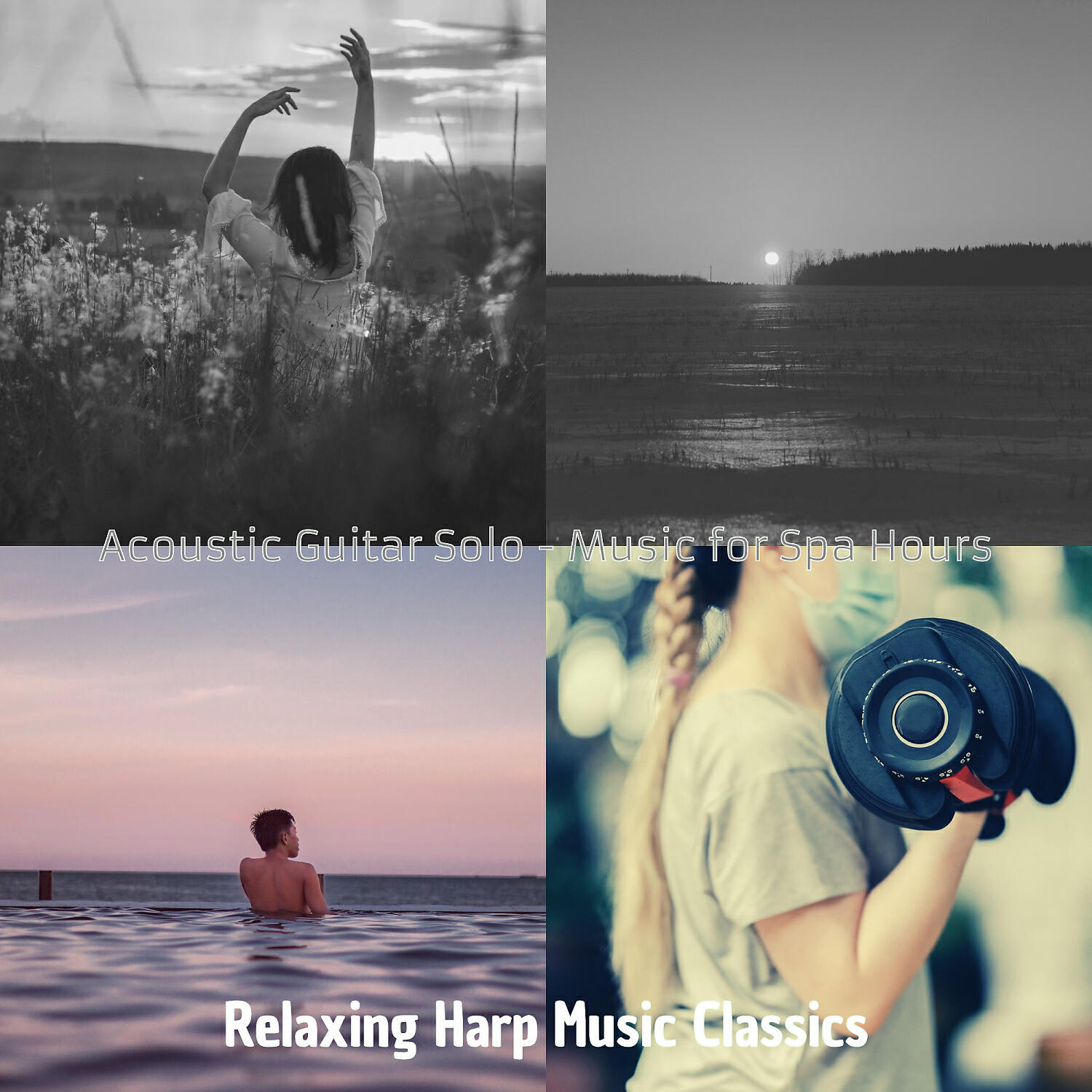 Relaxing Harp Music Classics - Vintage Guitar and Harps - Vibe for Binaural Focus