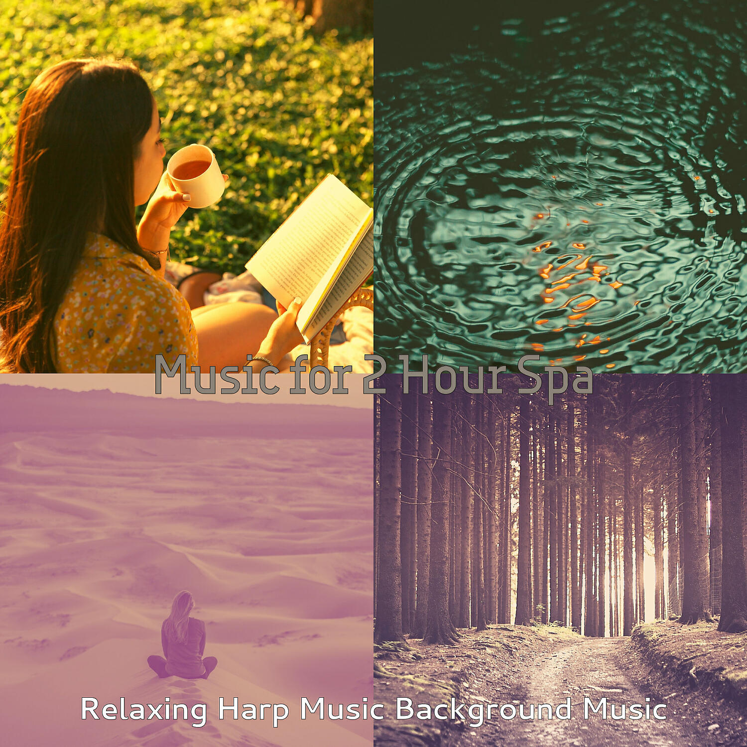 Relaxing Harp Music Background Music - Harps and Acoustic Guitar Soundtrack for 2 Hour Spa