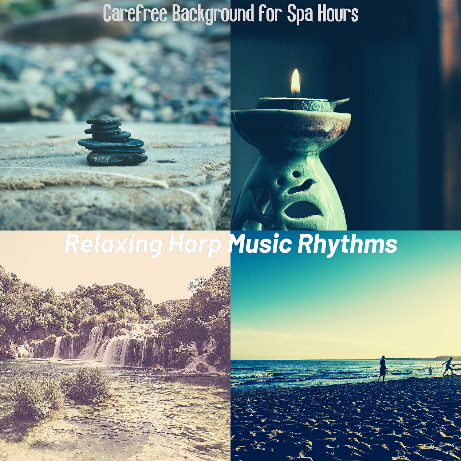 Relaxing Harp Music Rhythms - Spectacular Guitar and Harps - Vibe for 2 Hour Spa