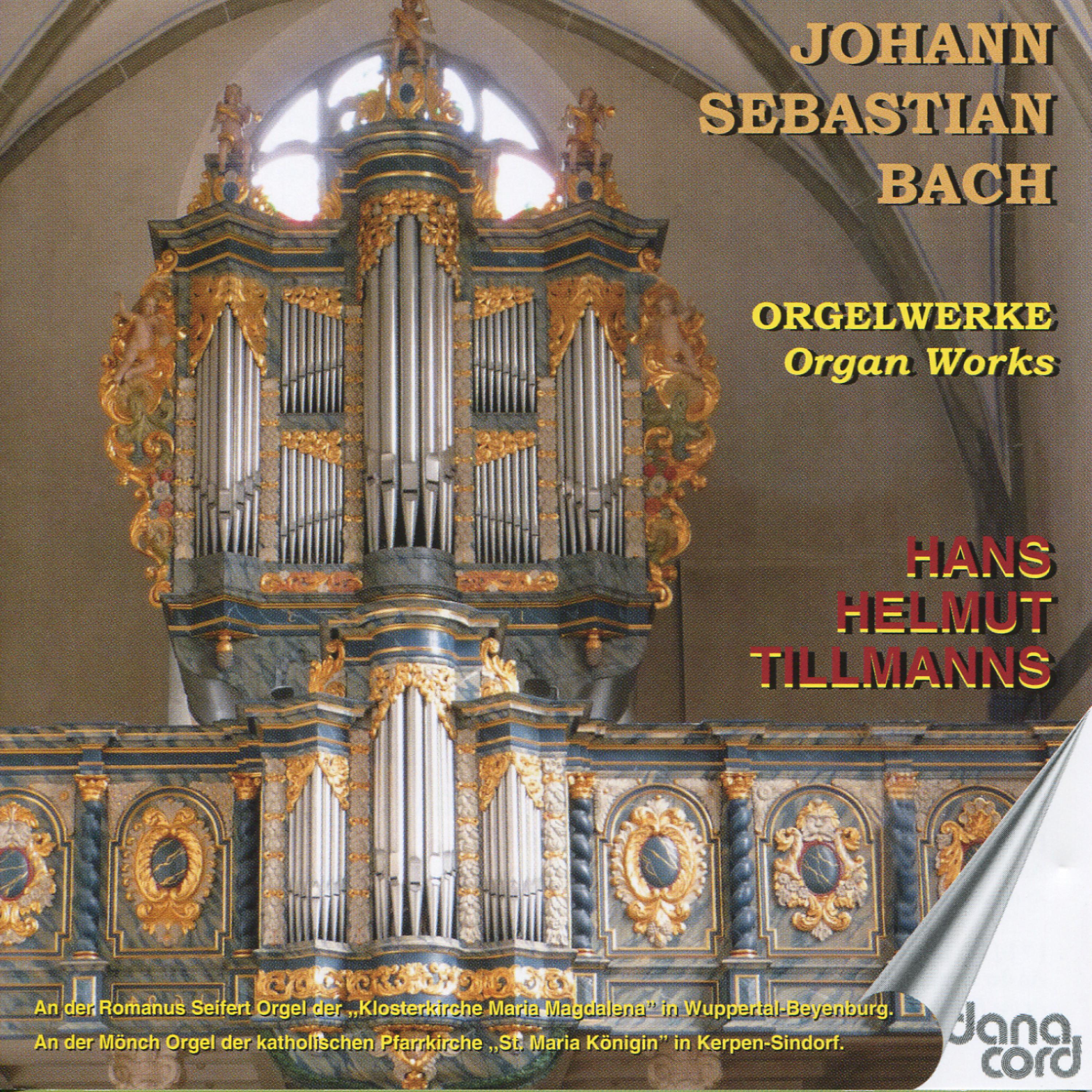 Постер альбома Bach: Orgelwerke (Organ Works)