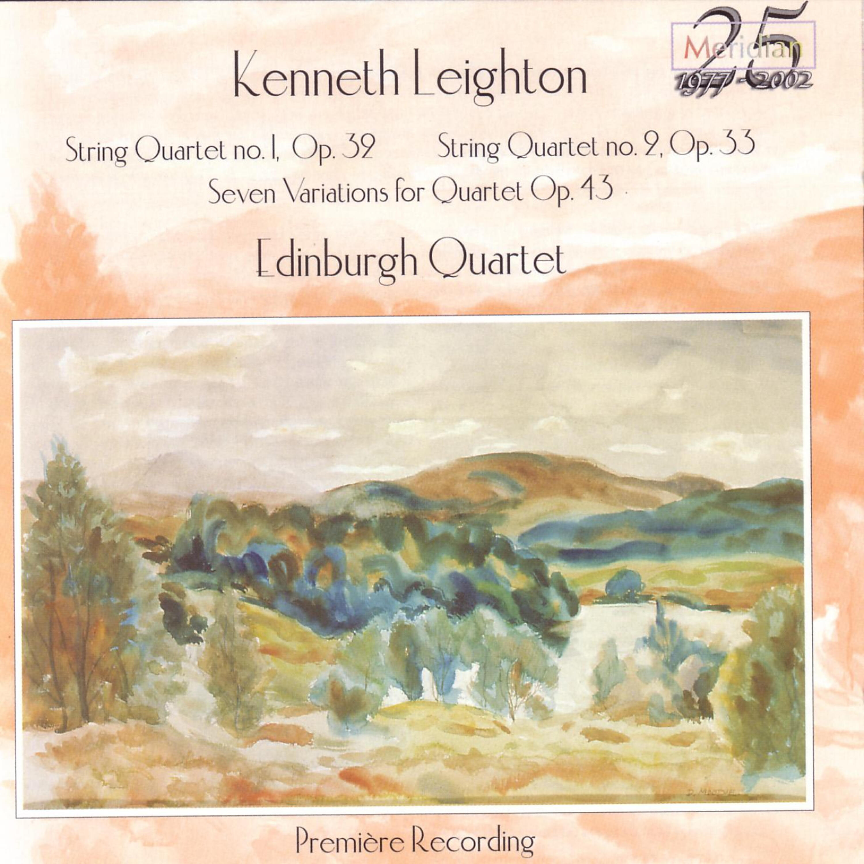 Edinburgh Quartet - String Quartet No. 1, Op. 32: III. Allegro molto e ritmico