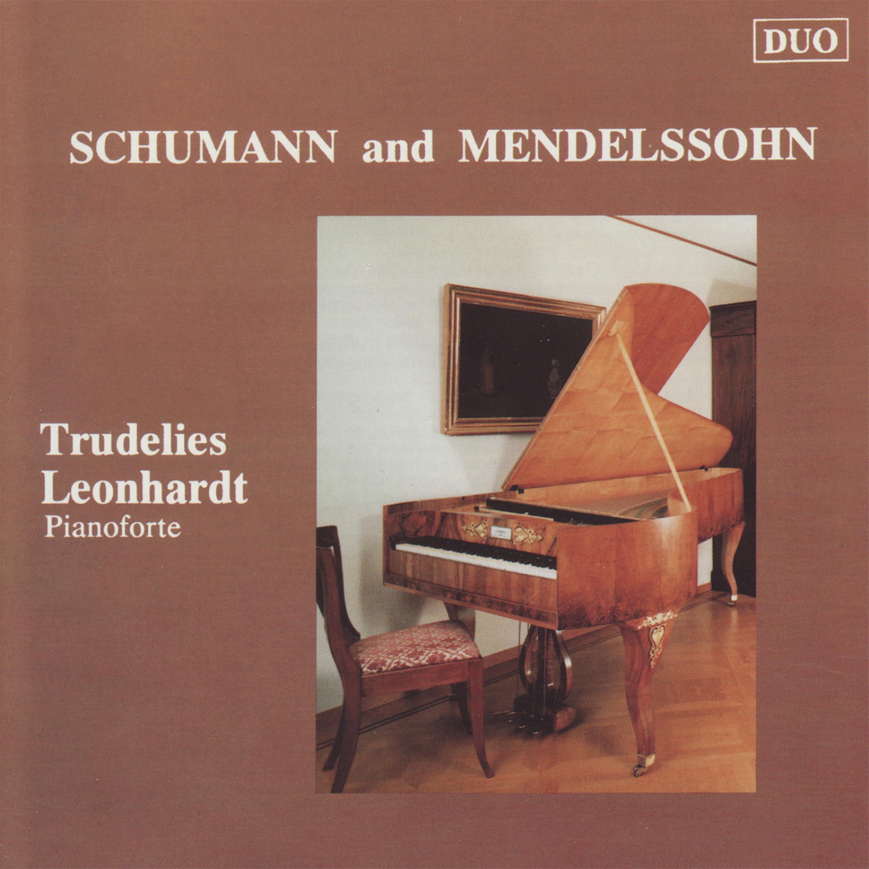 Постер альбома Schumann and Mendelssohn: Piano Works