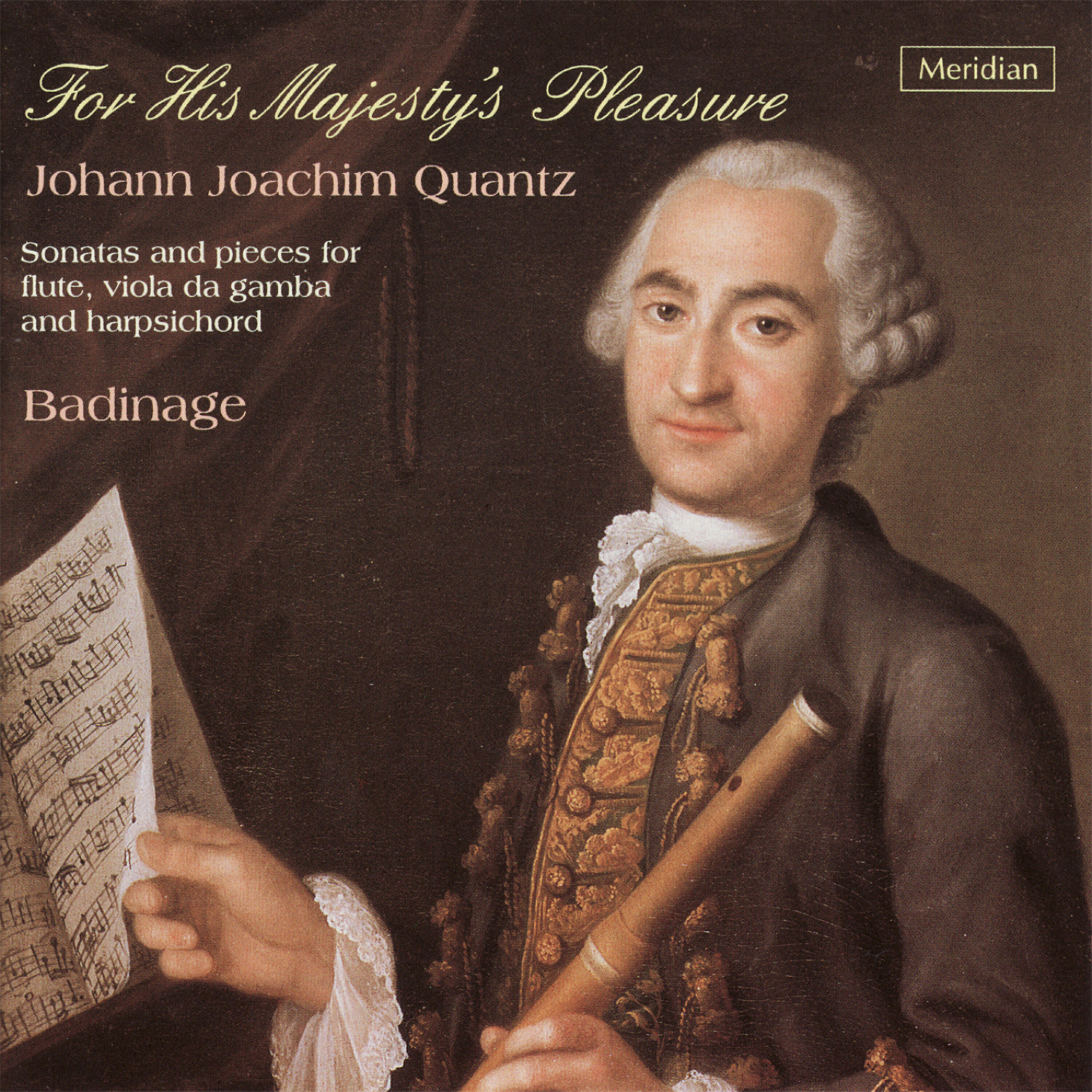 Badinage - Sonata for Flute, Harpsichord and Viola da Gamba in D Major, QV 1: 24: IV Larghetto