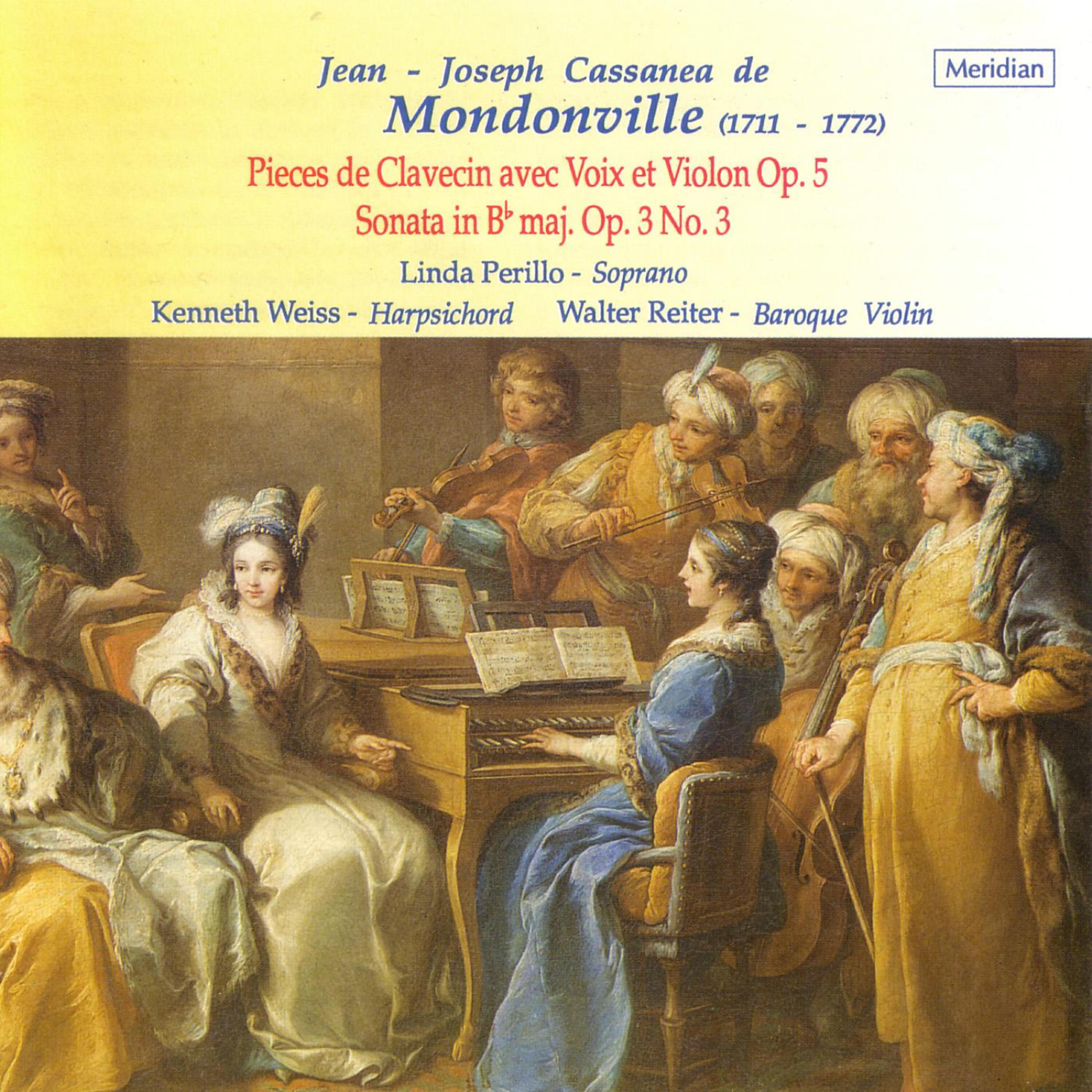 Linda Perillo - Pièces de Clavecin avec voix ou violon, Op. 5: II. Quare tristis es