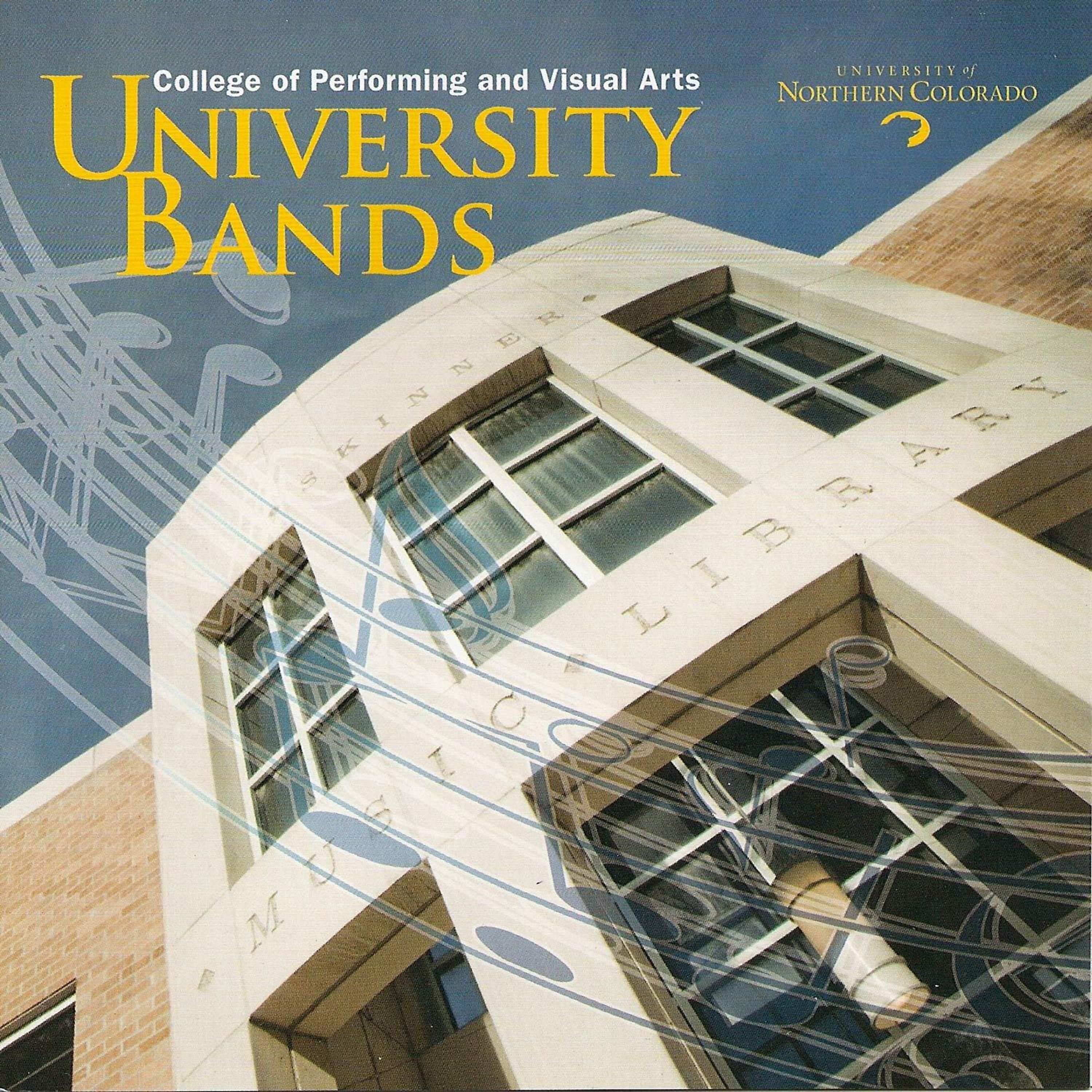 Постер альбома University of Northern Colorado Concert Ensembles 2008-2010