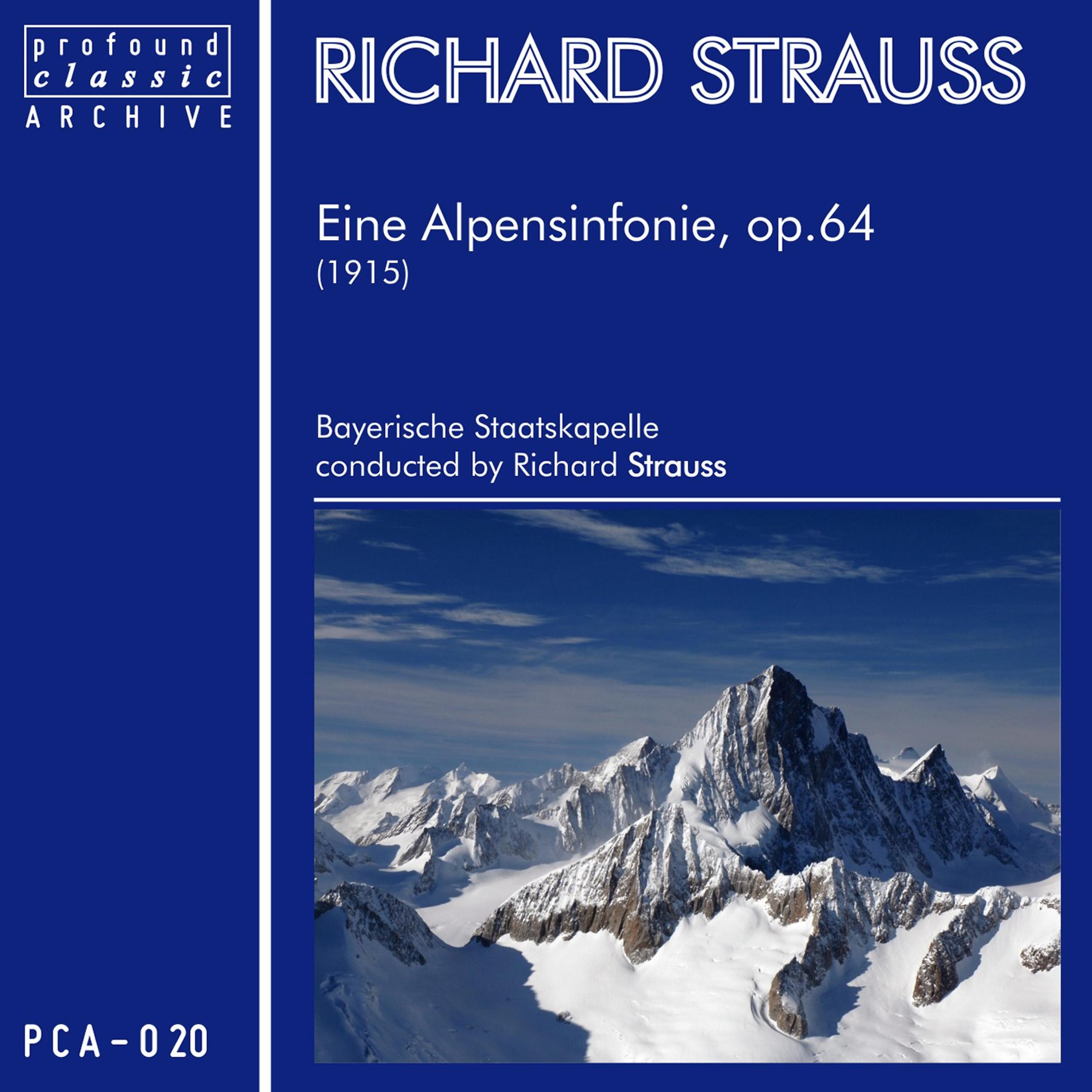Постер альбома Eine Alpensinfonie für Orchester, Op. 64 (TrV 233)