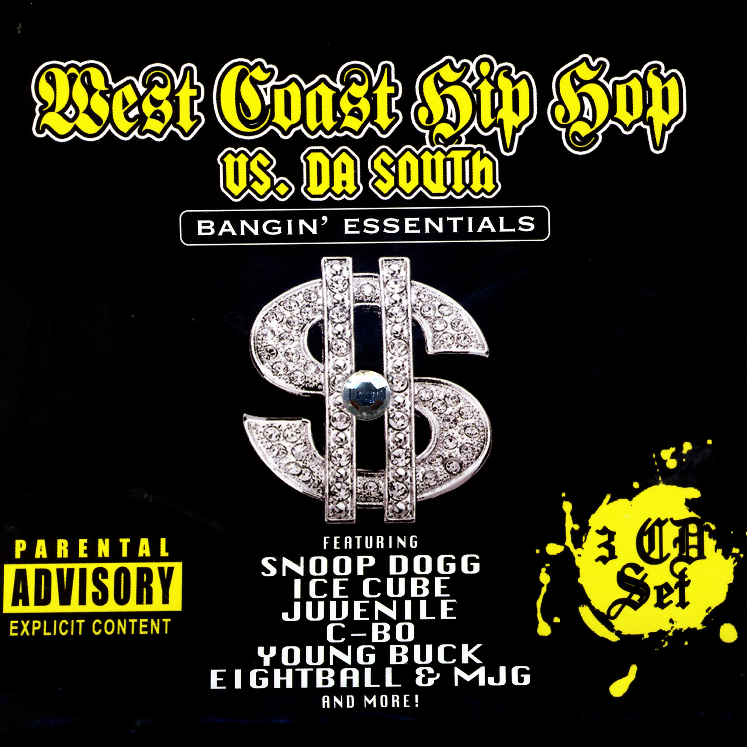 Постер альбома West Coast Hip Hop Vs. Da South: Bangin' Essentials