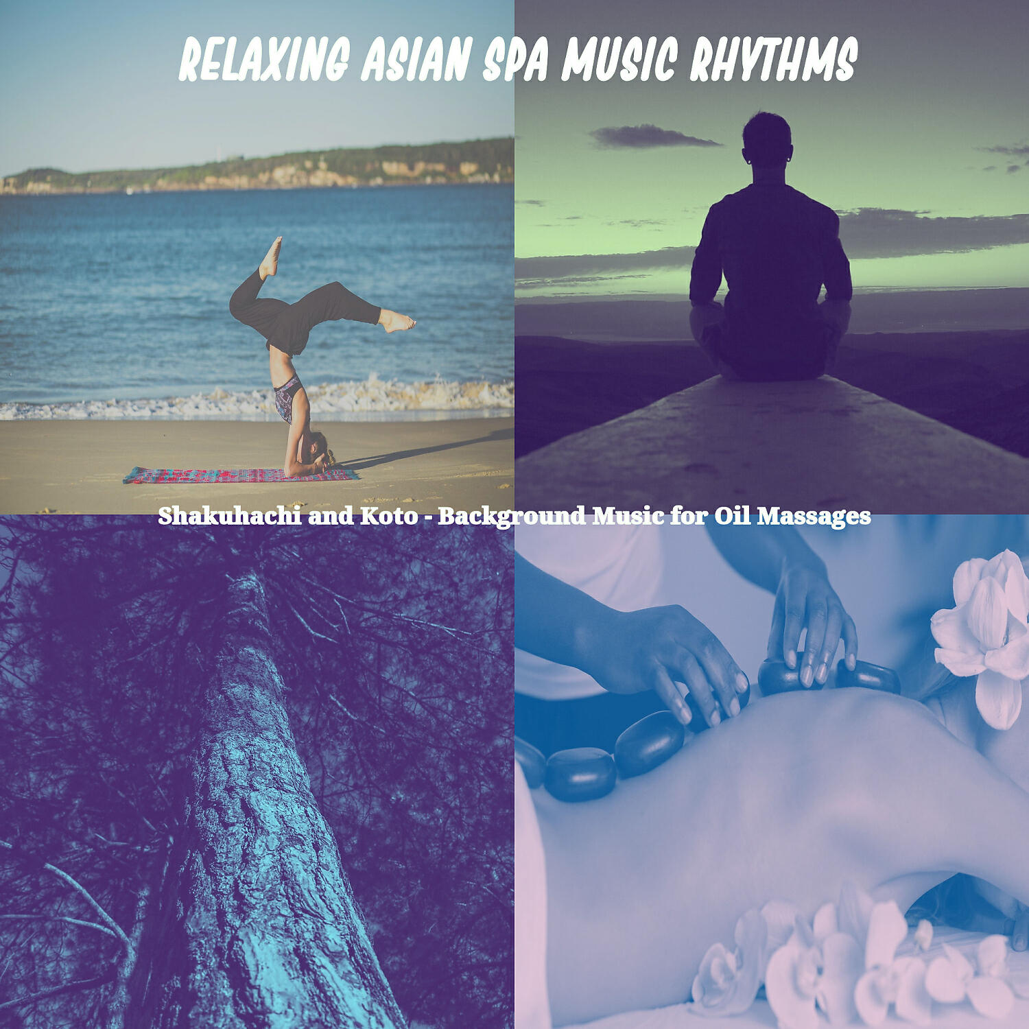 Relaxing Asian Spa Music Rhythms - Easy Shakuhachi and Harps - Vibe for Oil Massages