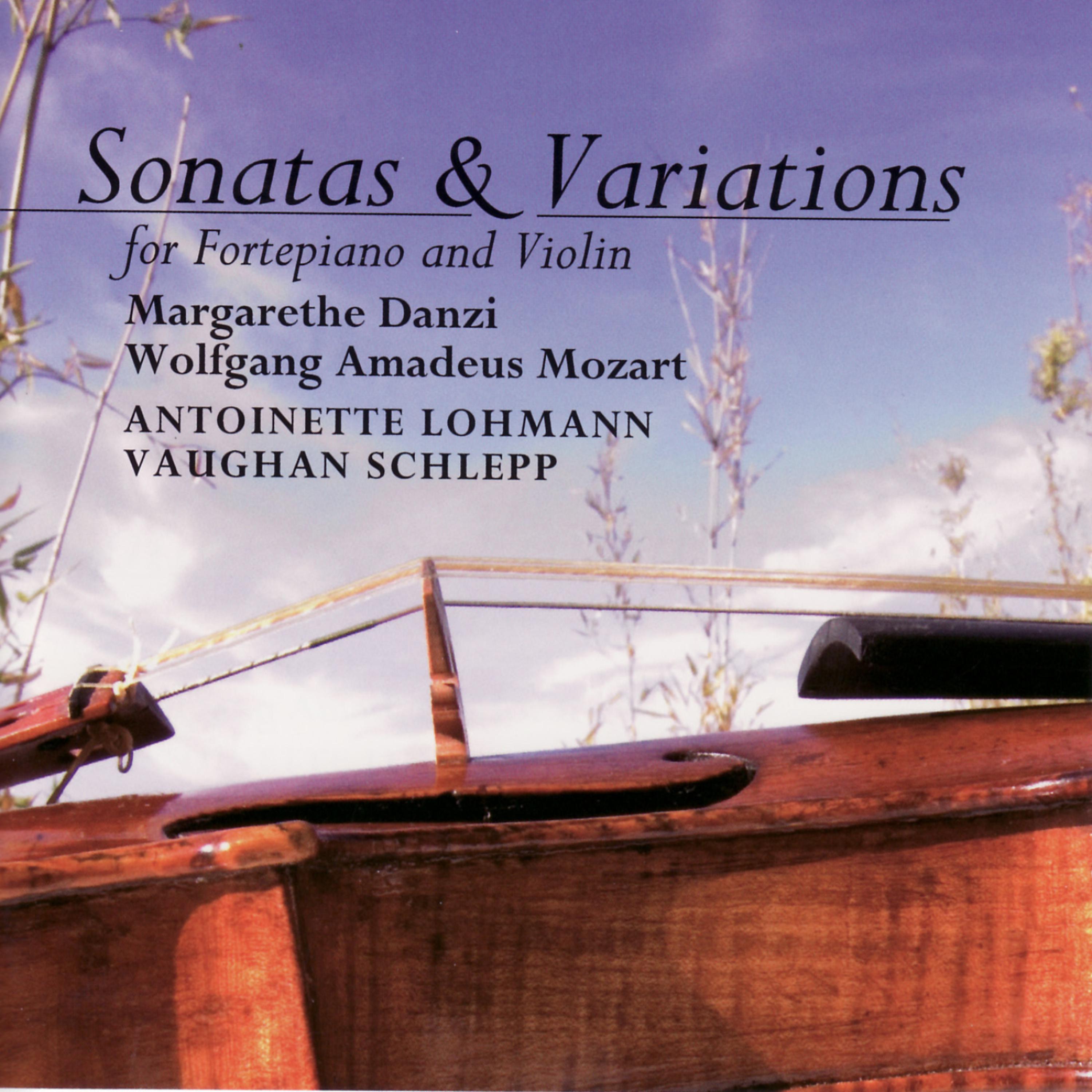 Постер альбома Danzi / Mozart: Sonatas and Variations