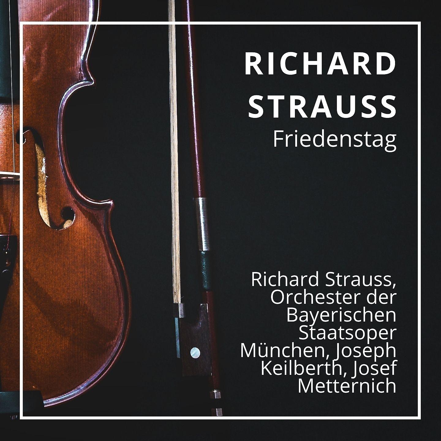 Постер альбома Richard Strauss: Friedenstag