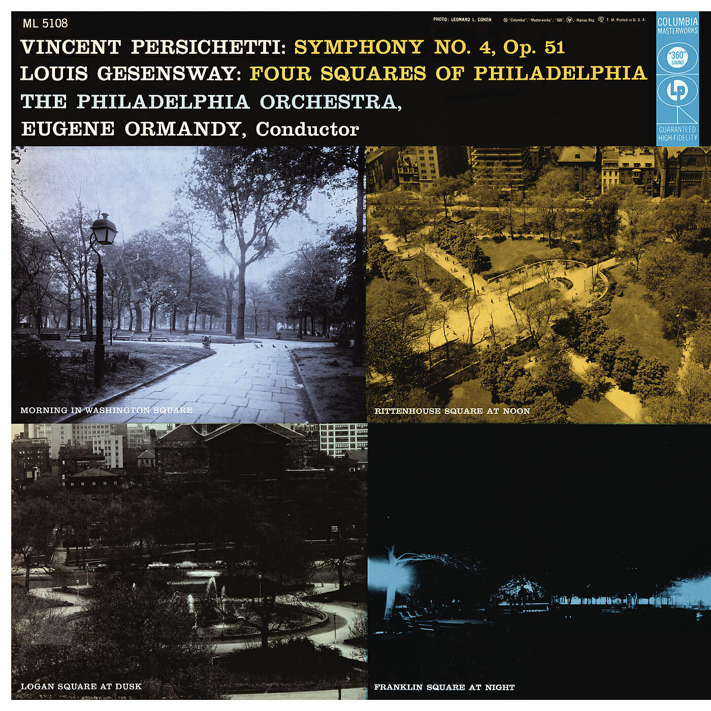 Eugene Ormandy - 4 Squares Of Philadelphia: Rittenhouse Square: Afternoon