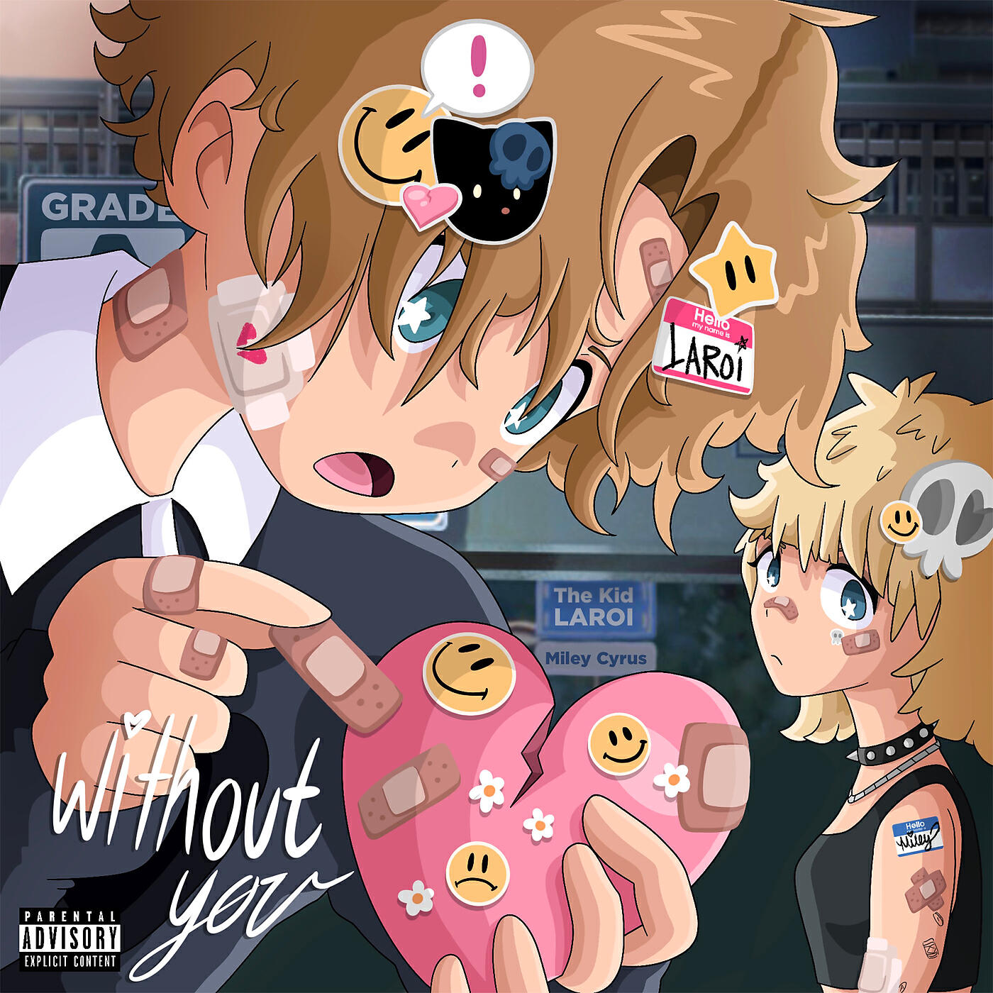The Kid LAROI - WITHOUT YOU (Miley Cyrus Remix)