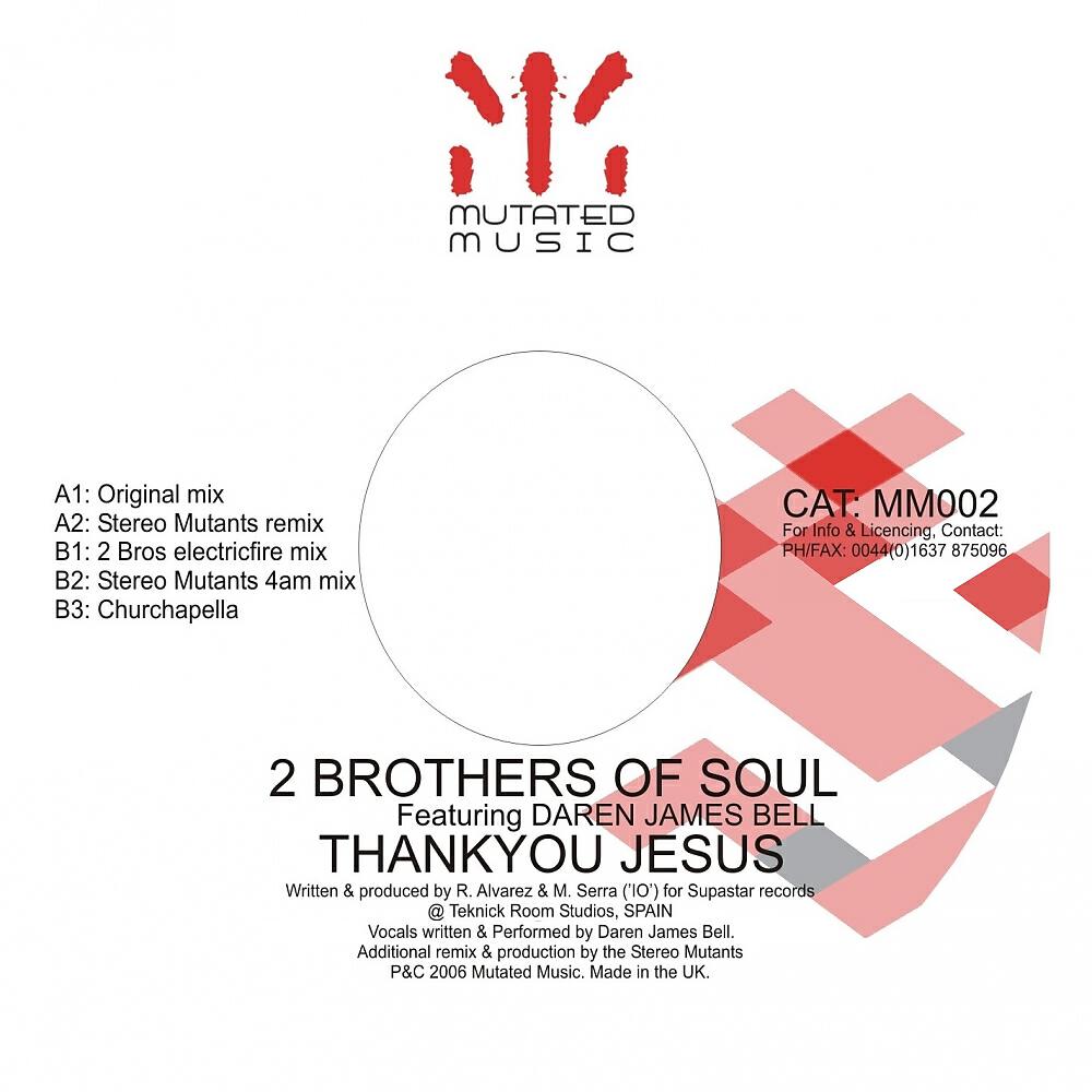 2 Brothers Of Soul - Thankyou Jesus (Stereo Mutants 4AM Mix)